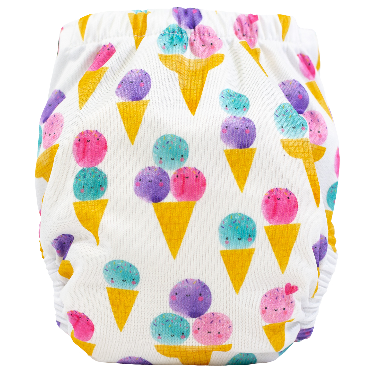 Tiny Tushies Newborn AIO Cloth Diaper with Pocket Opening for Babies 5 to 20 Pounds Texas Tushies