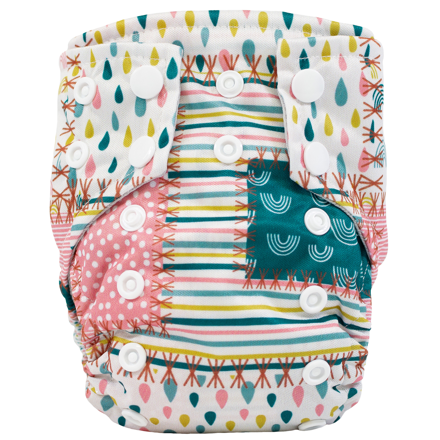 Tiny Tushies Newborn AIO Cloth Diaper with Pocket Opening for Babies 5 to 20 Pounds Texas Tushies