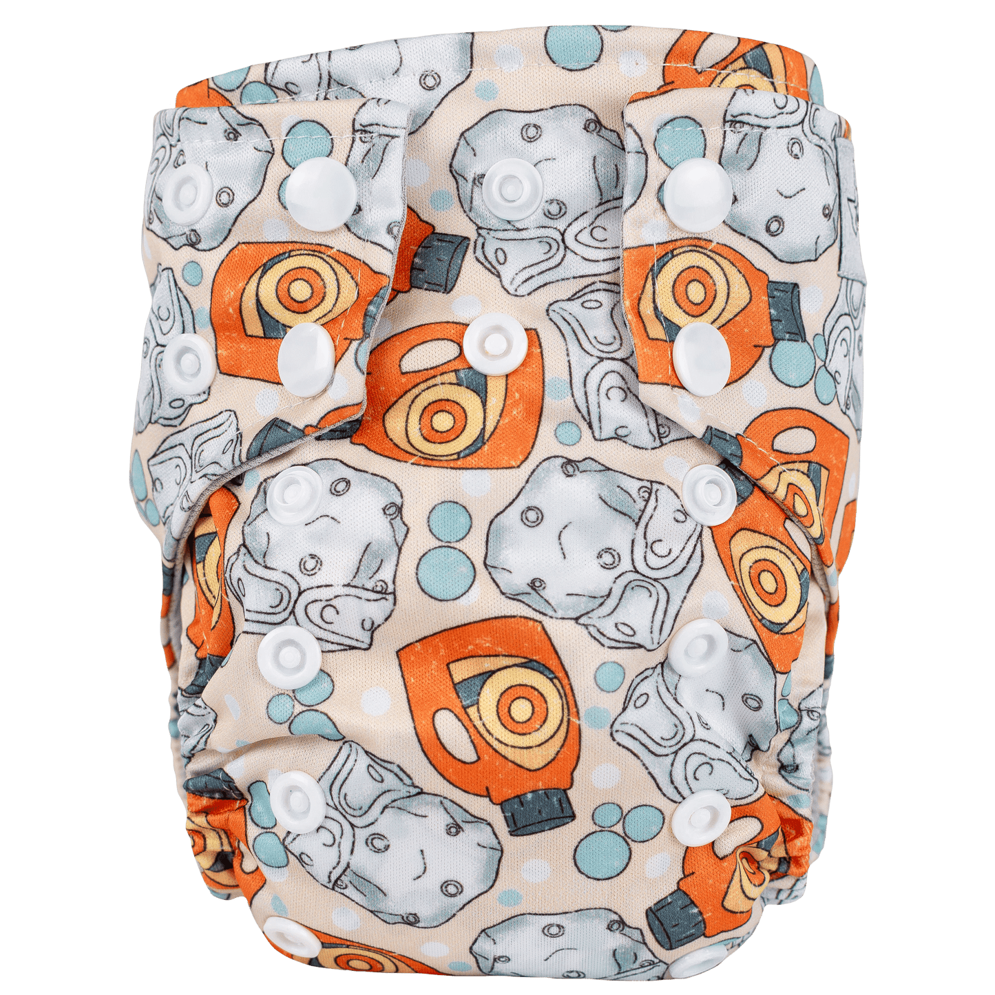 Tiny Tushies Newborn AIO Cloth Diaper with Pocket Opening for Babies 5 to 20 Pounds Texas Tushies