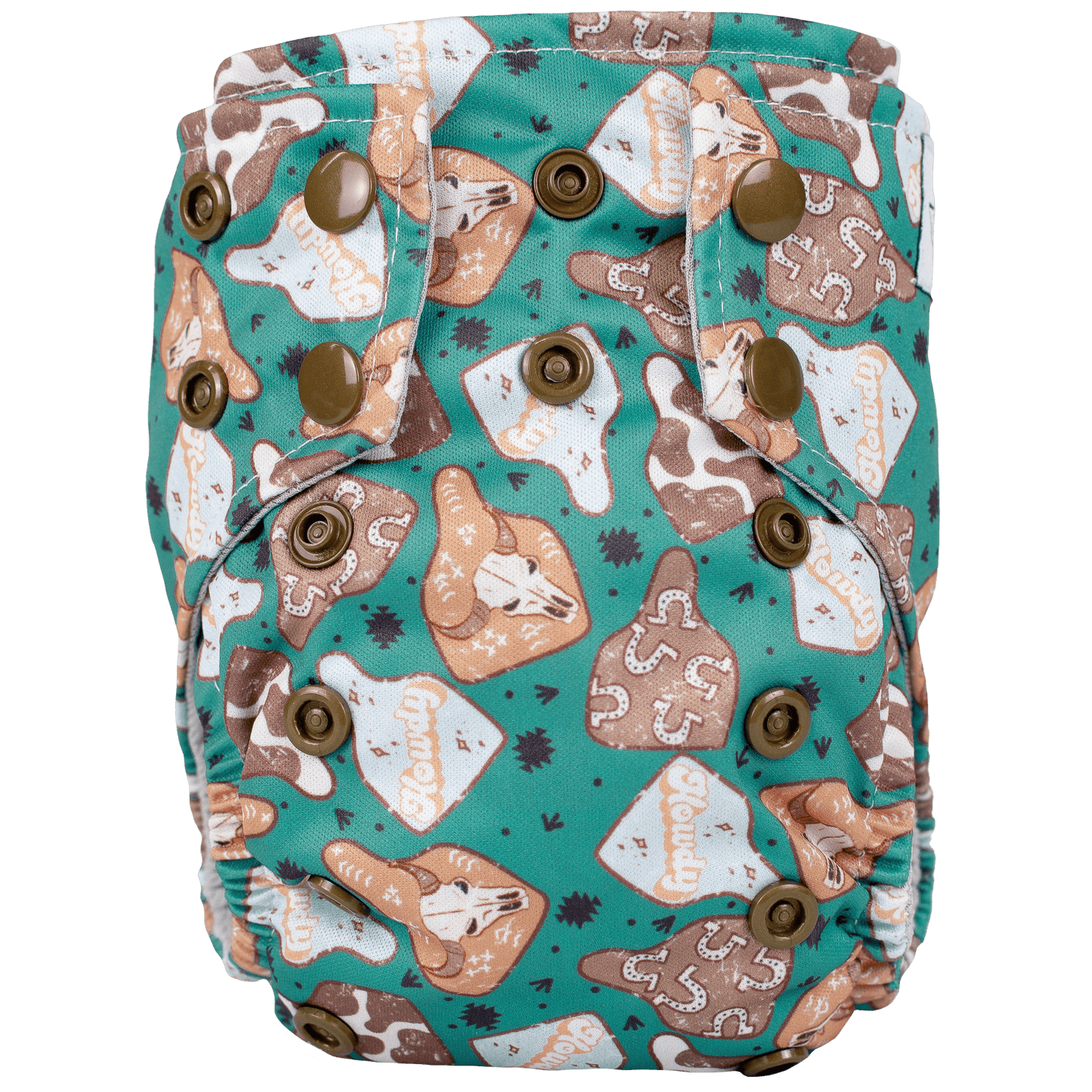 Tiny Tushies Newborn AIO Cloth Diaper with Pocket Opening for Babies 5 to 20 Pounds Texas Tushies