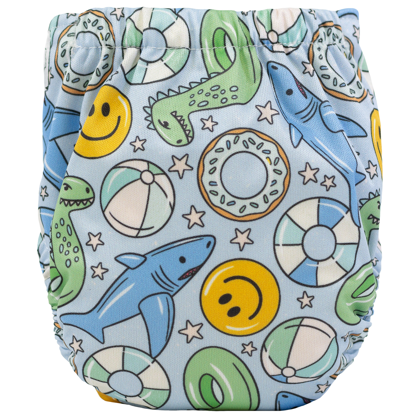Tiny Tushies Newborn AIO Cloth Diaper with Pocket Opening for Babies 5 to 20 Pounds Texas Tushies