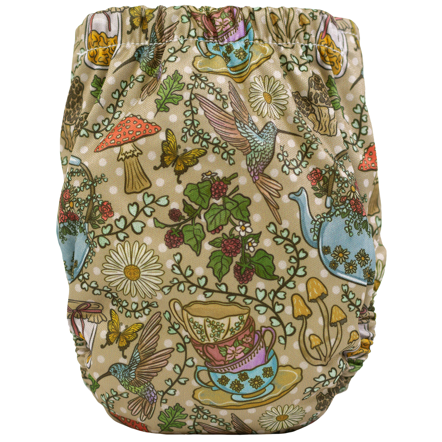 Tiny Tushies Newborn AIO Cloth Diaper with Pocket Opening for Babies 5 to 20 Pounds Texas Tushies