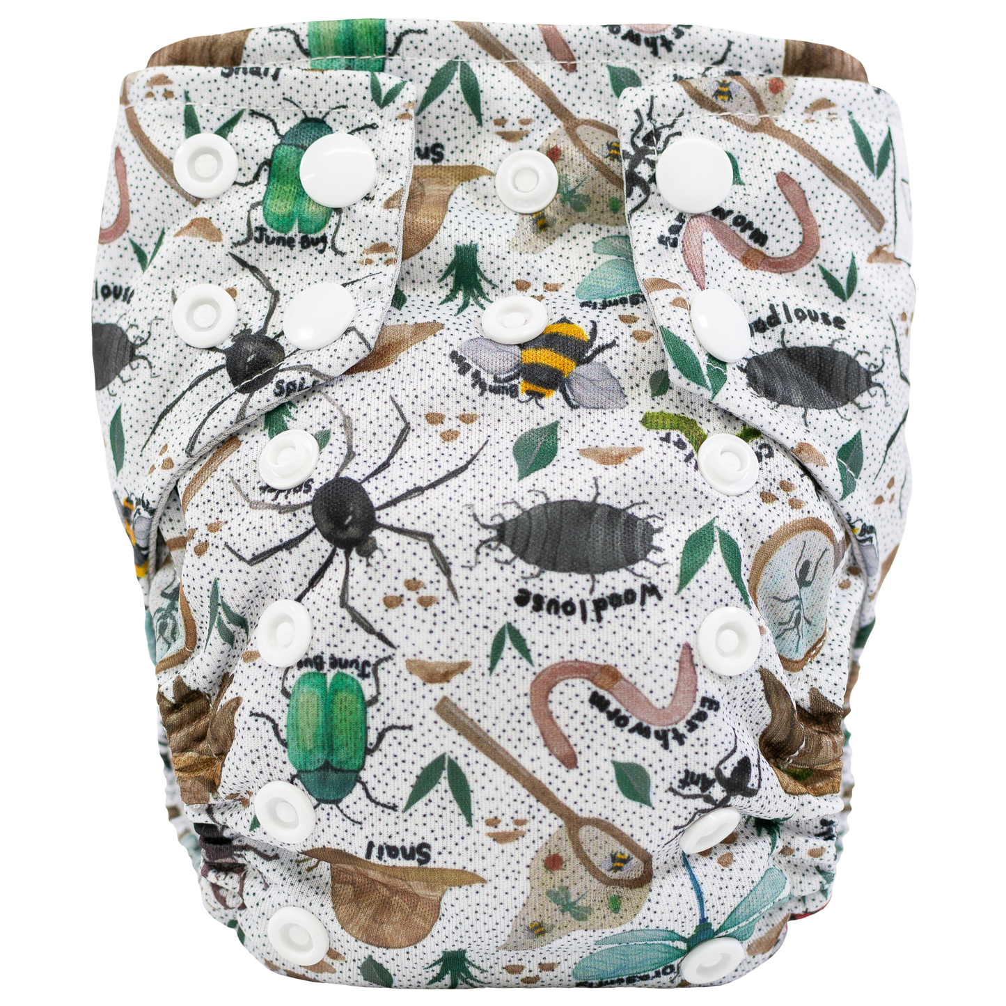 Tiny Tushies Newborn AIO Cloth Diaper with Pocket Opening for Babies 5 to 20 Pounds Texas Tushies