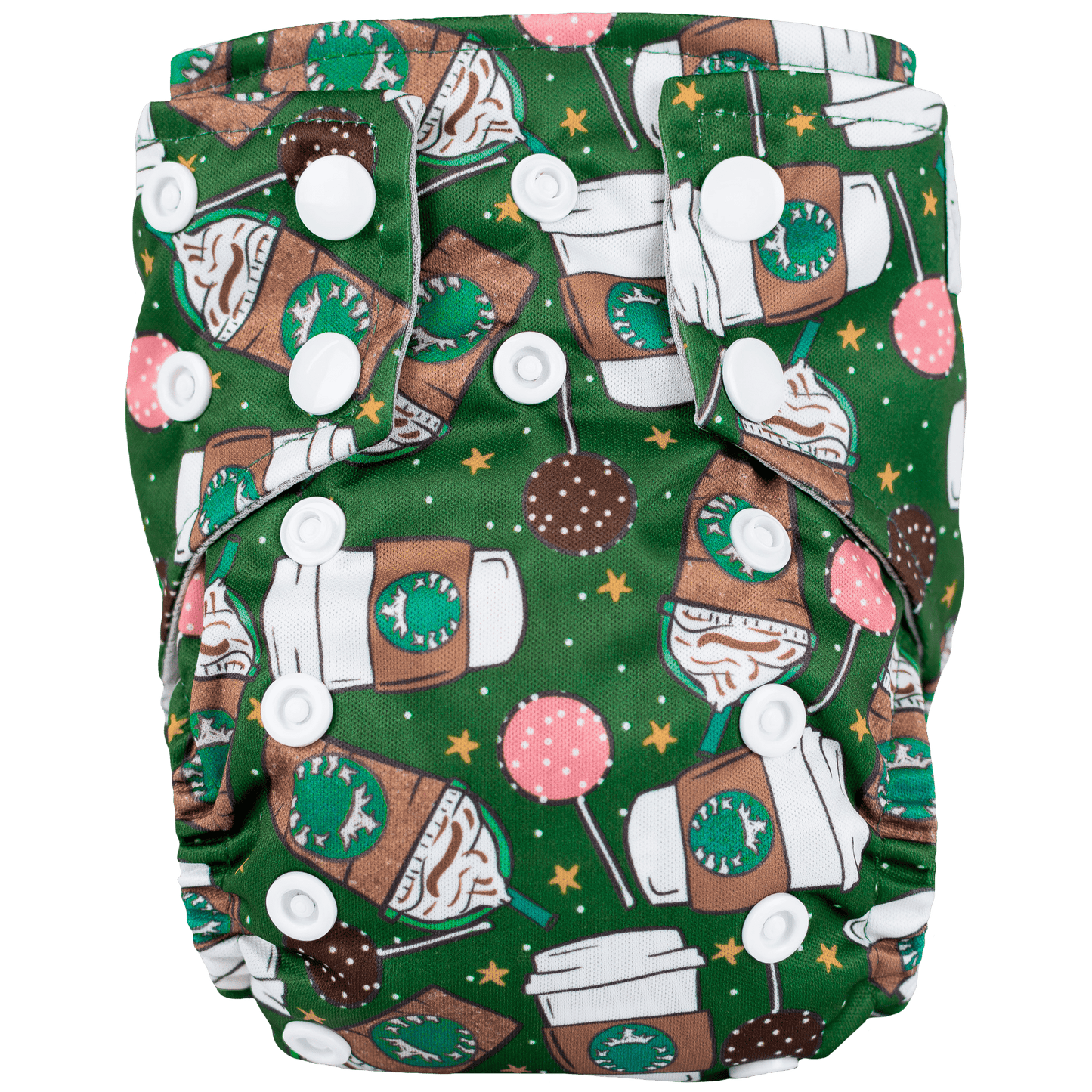 Tiny Tushies Newborn AIO Cloth Diaper with Pocket Opening for Babies 5 to 20 Pounds Texas Tushies