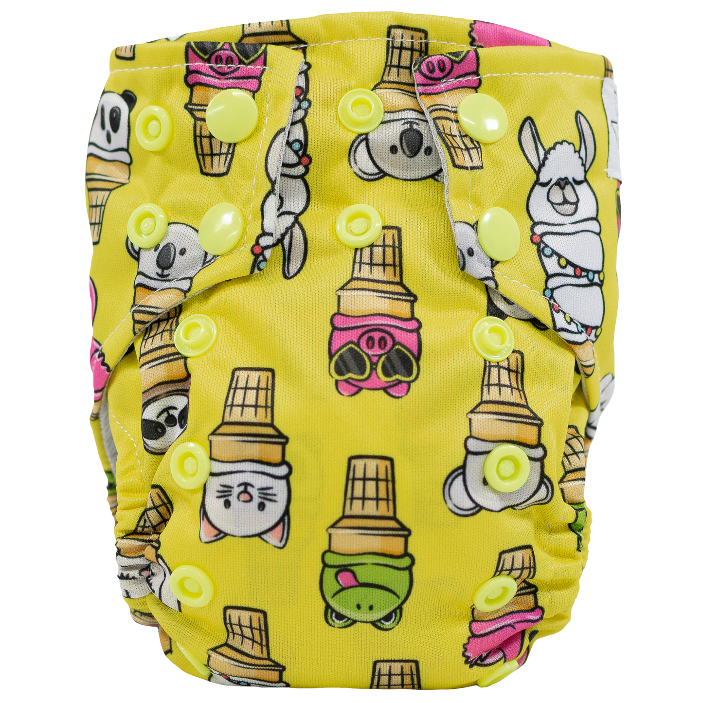 Tiny Tushies Newborn AIO Cloth Diaper with Pocket Opening for Babies 5 to 20 Pounds Texas Tushies