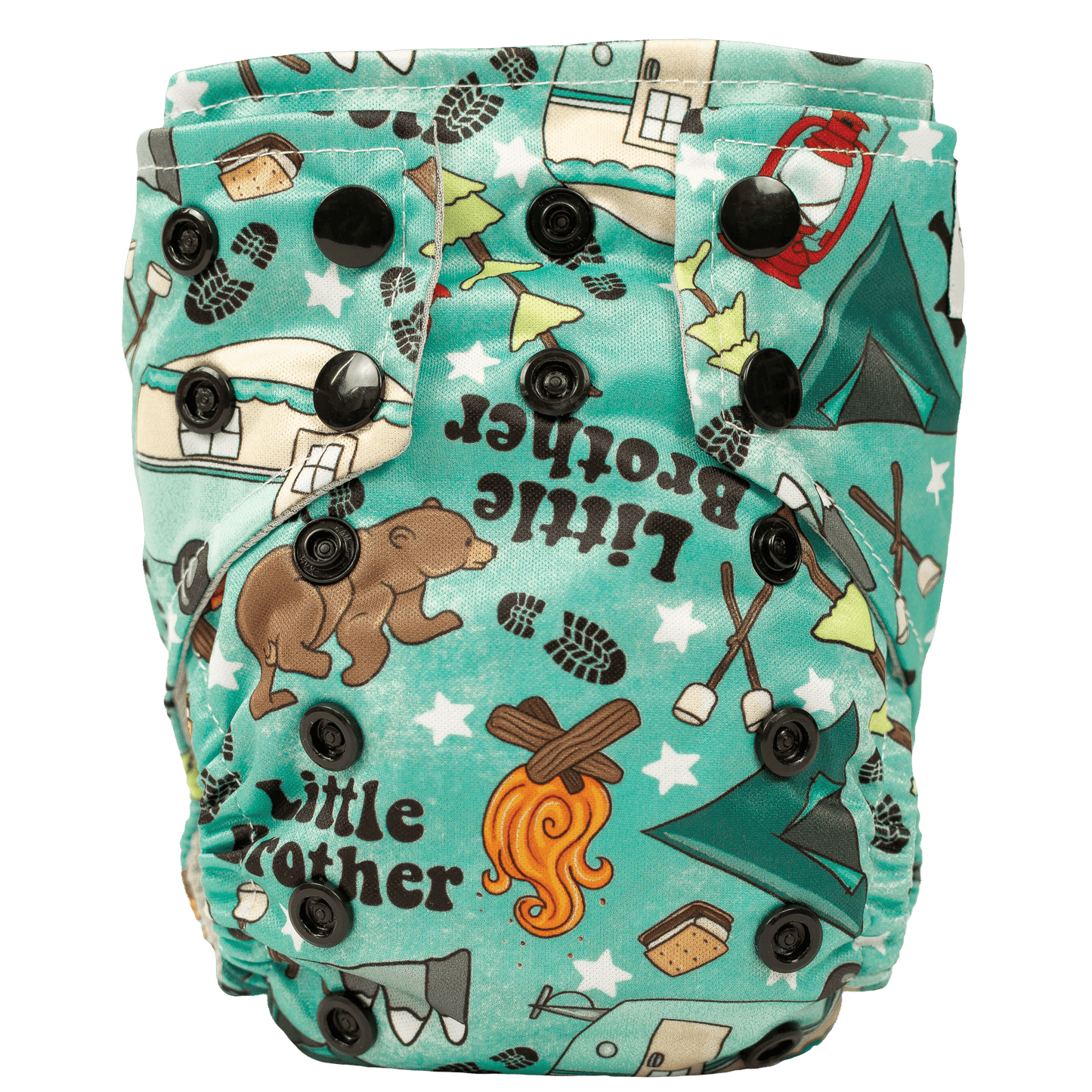Tiny Tushies Newborn AIO Cloth Diaper with Pocket Opening for Babies 5 to 20 Pounds Texas Tushies
