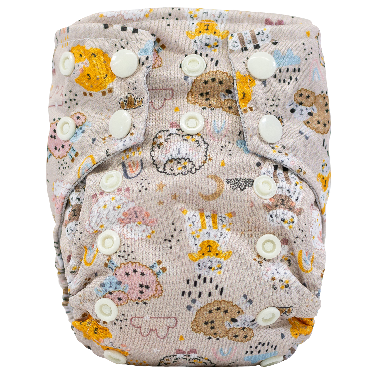 Tiny Tushies Newborn AIO Cloth Diaper with Pocket Opening for Babies 5 to 20 Pounds Texas Tushies