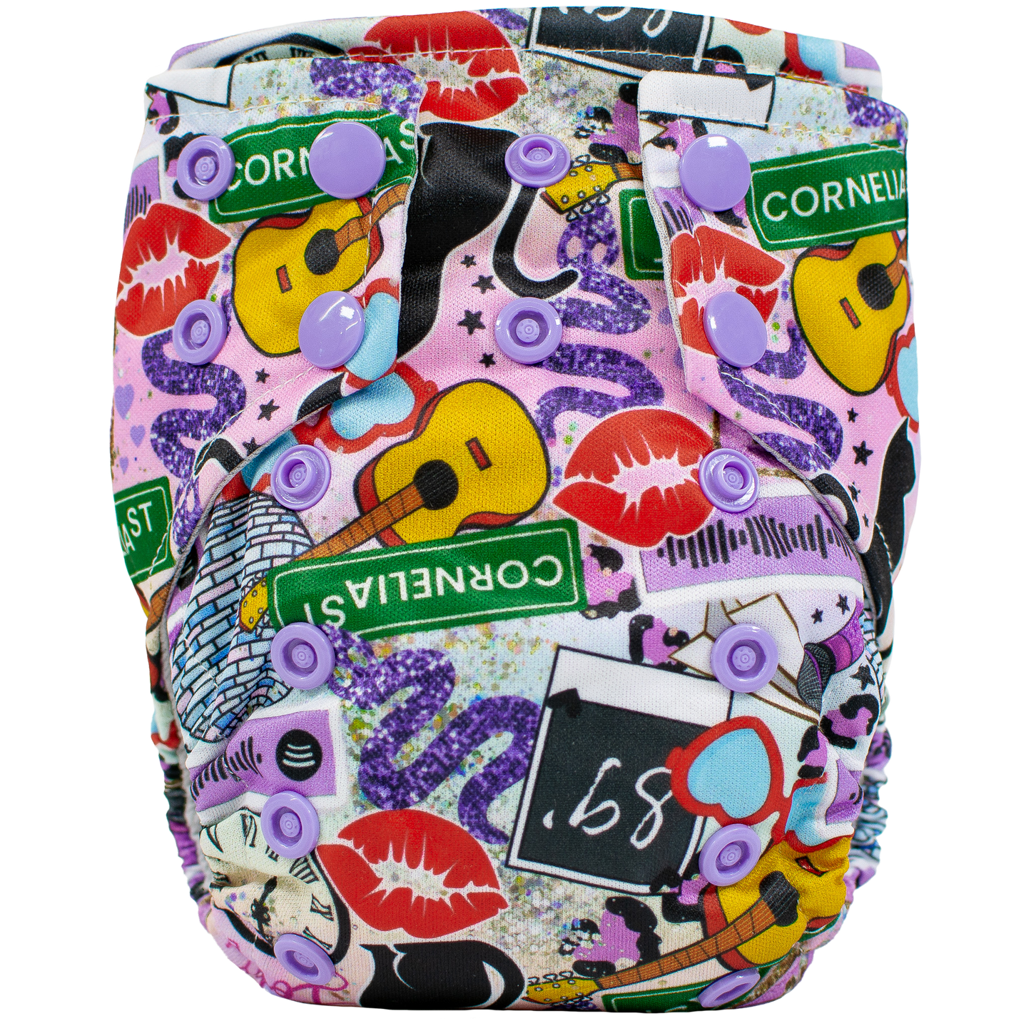 Tiny Tushies Newborn AIO Cloth Diaper with Pocket Opening for Babies 5 to 20 Pounds Texas Tushies