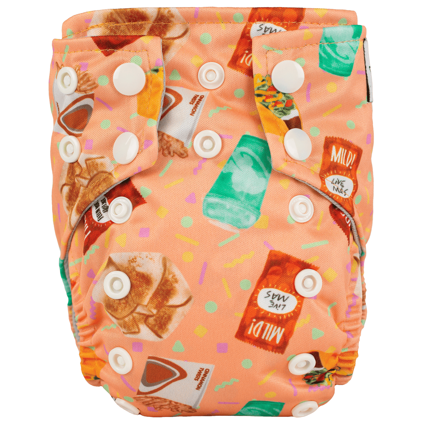 Tiny Tushies Newborn AIO Cloth Diaper with Pocket Opening for Babies 5 to 20 Pounds Texas Tushies