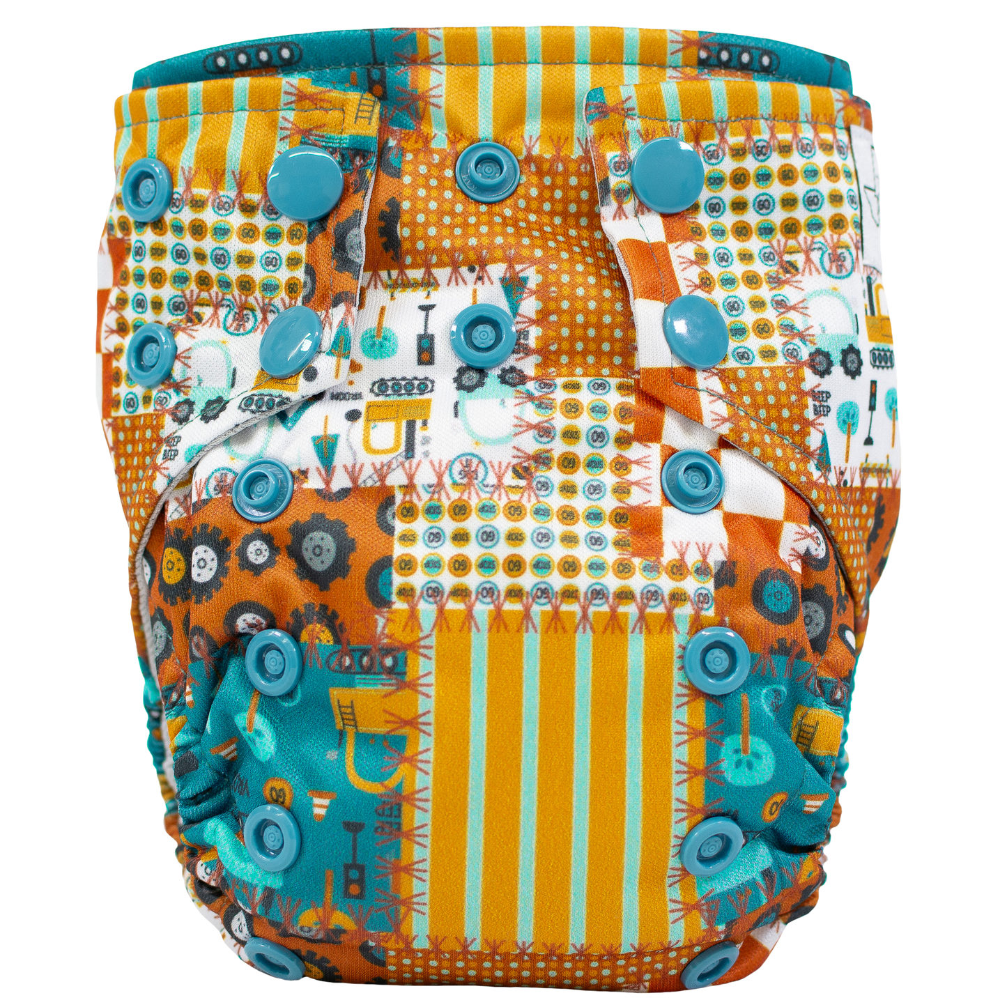 Tiny Tushies Newborn AIO Cloth Diaper with Pocket Opening for Babies 5 to 20 Pounds Texas Tushies