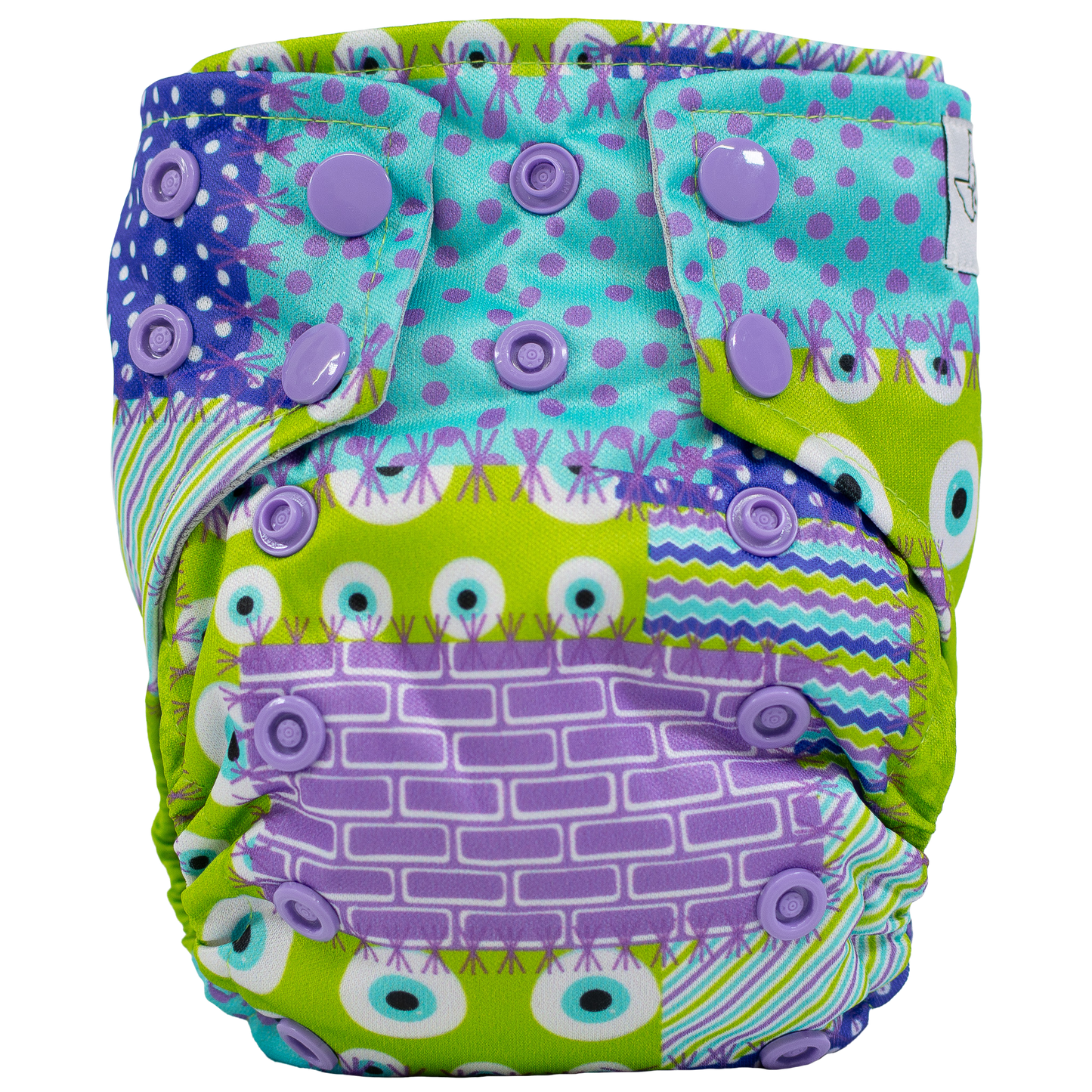 Tiny Tushies Newborn AIO Cloth Diaper with Pocket Opening for Babies 5 to 20 Pounds Texas Tushies