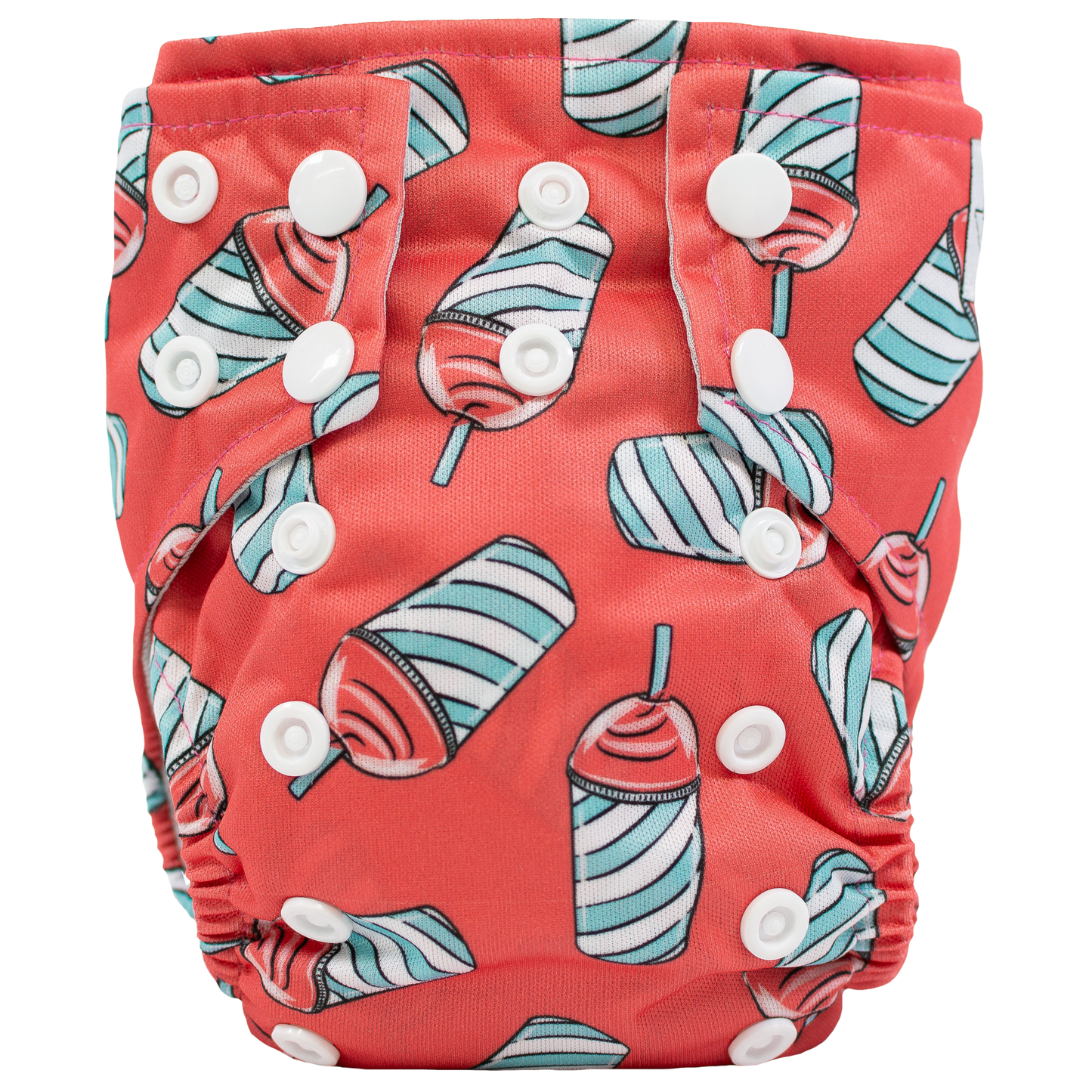 Tiny Tushies Newborn AIO Cloth Diaper with Pocket Opening for Babies 5 to 20 Pounds Texas Tushies