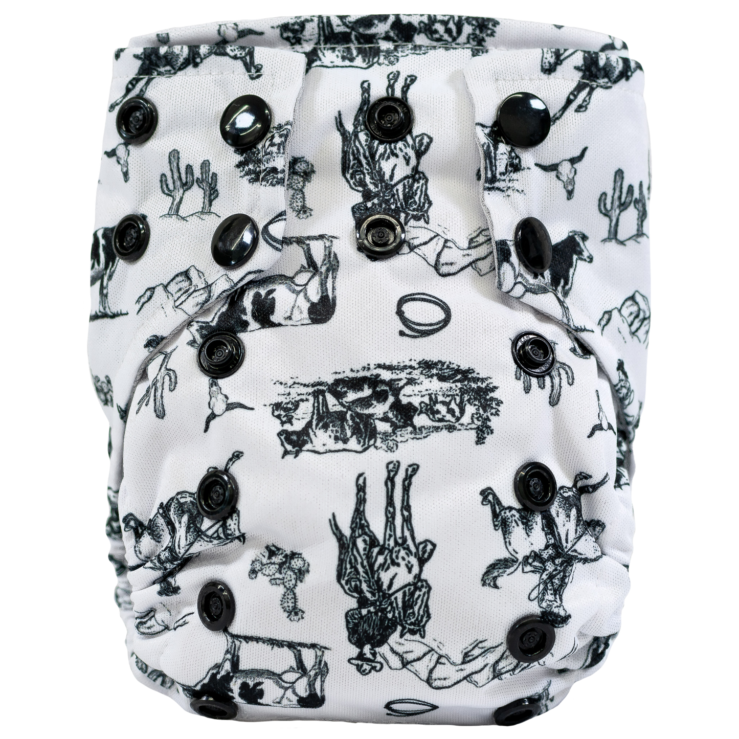 Tiny Tushies Newborn AIO Cloth Diaper with Pocket Opening for Babies 5 to 20 Pounds Texas Tushies