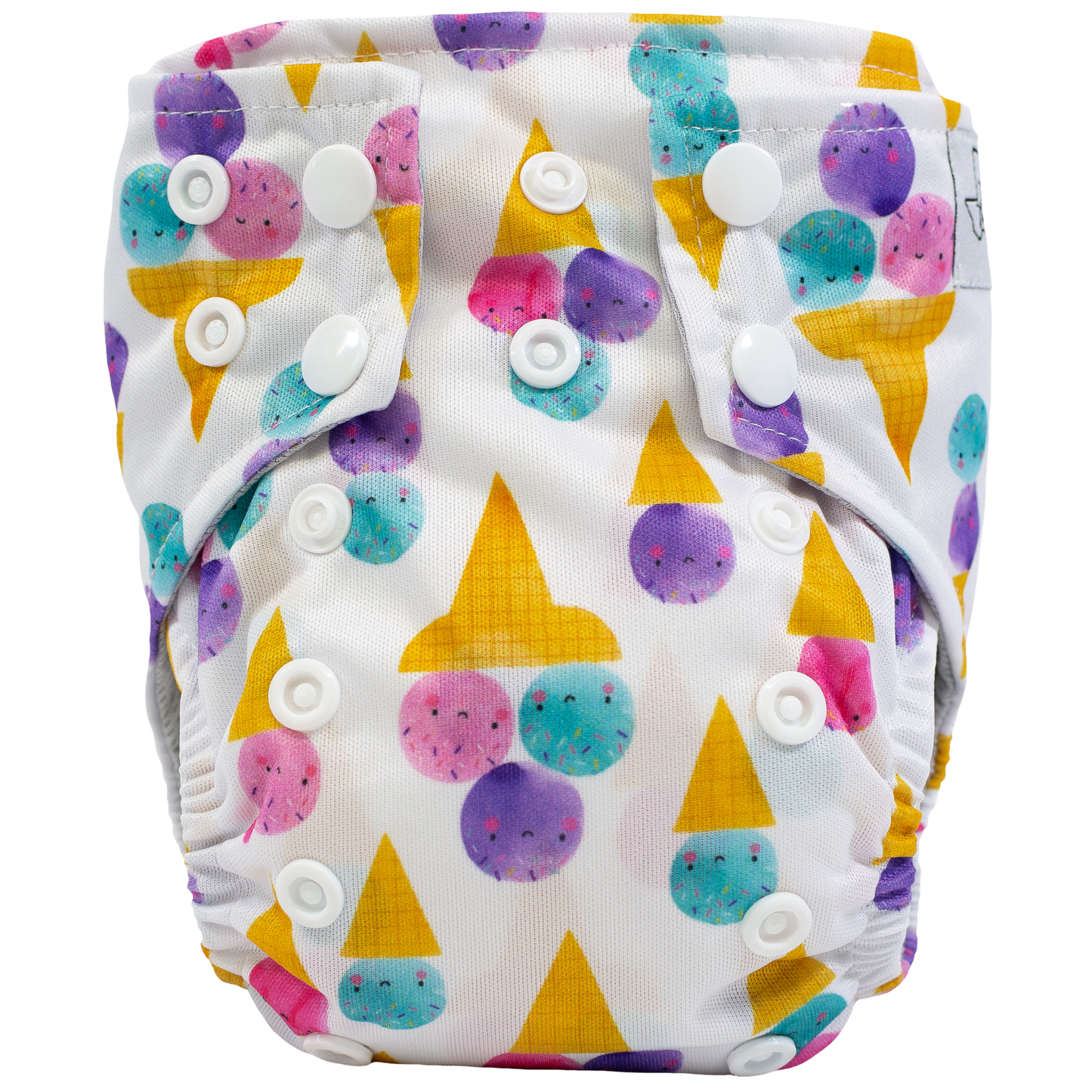 Tiny Tushies Newborn AIO Cloth Diaper with Pocket Opening for Babies 5 to 20 Pounds Texas Tushies
