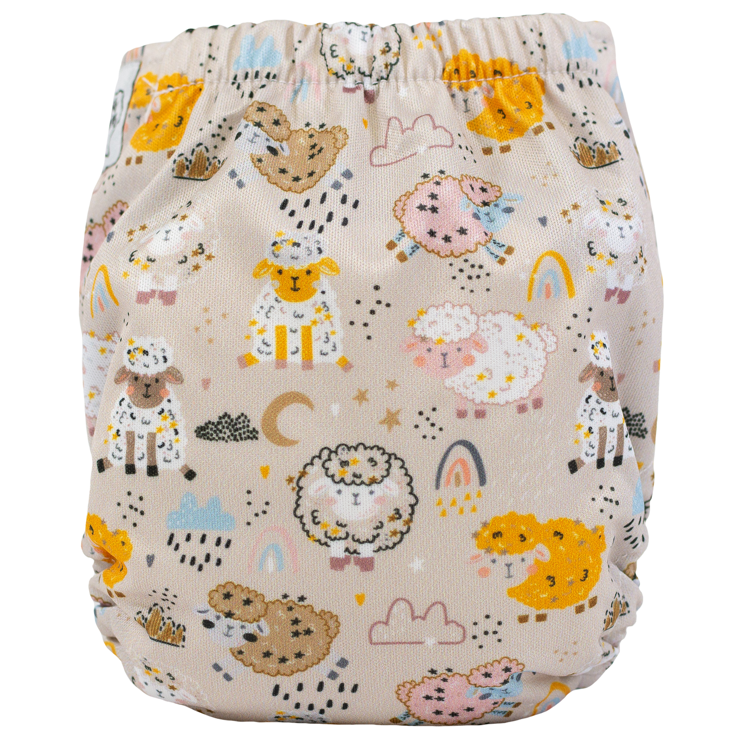 Tiny Tushies Newborn AIO Cloth Diaper with Pocket Opening for Babies 5 to 20 Pounds Texas Tushies