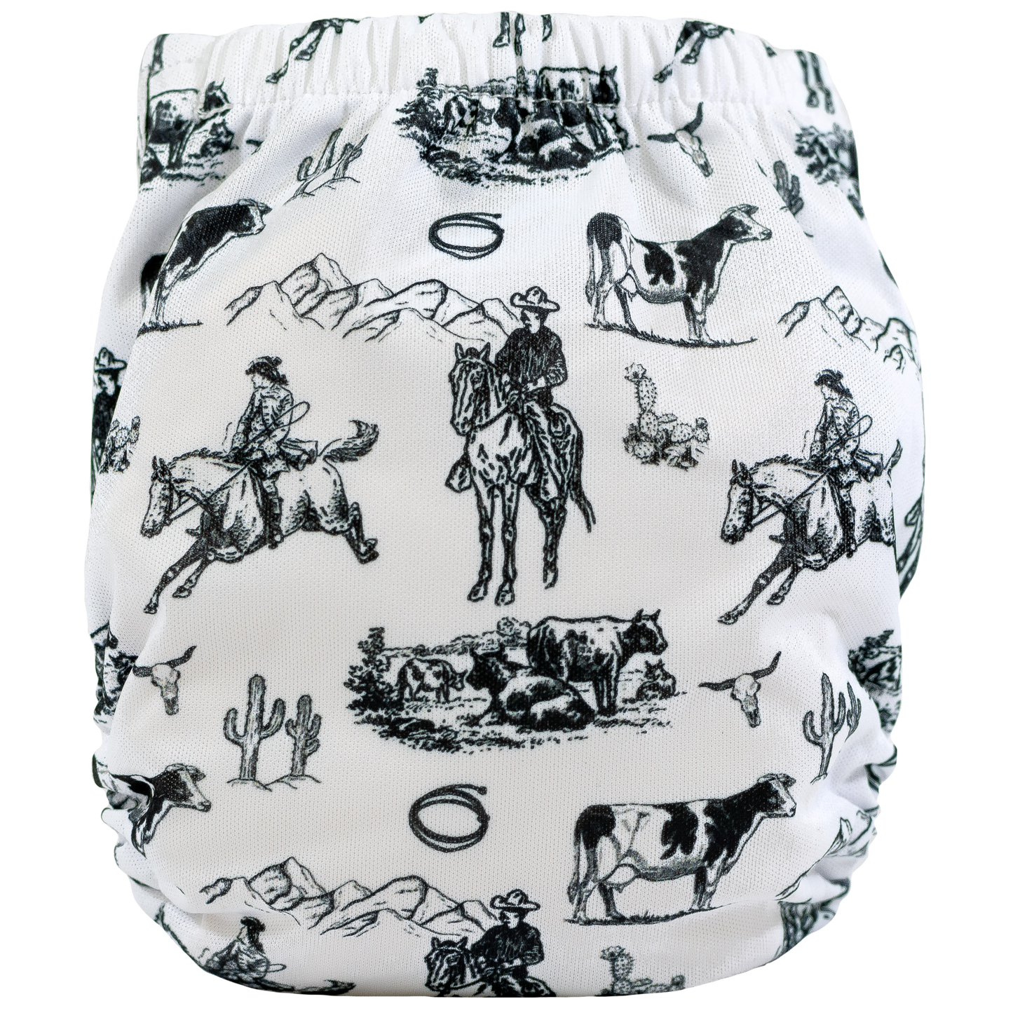 Tiny Tushies Newborn AIO Cloth Diaper with Pocket Opening for Babies 5 to 20 Pounds Texas Tushies