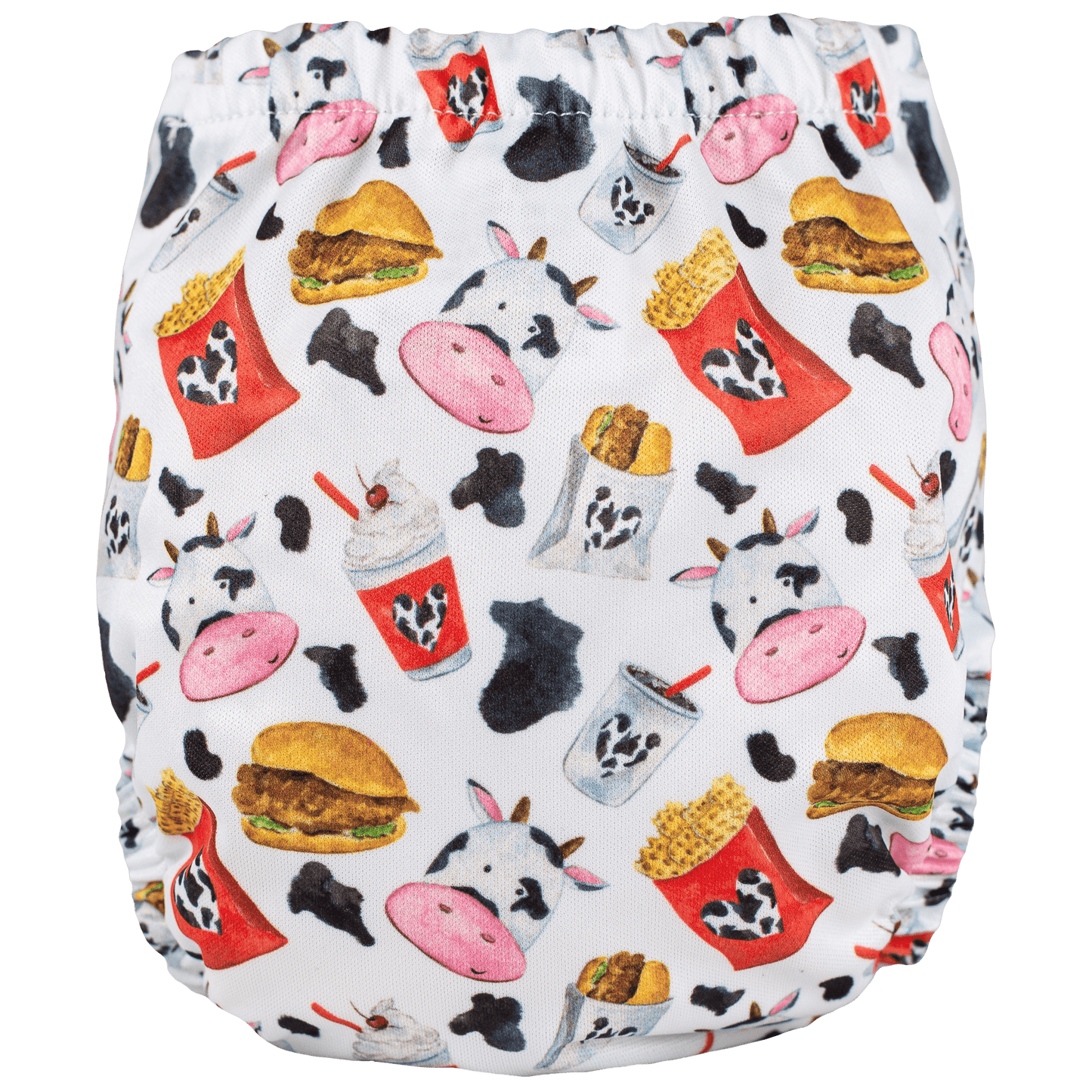 Tiny Tushies Newborn AIO Cloth Diaper with Pocket Opening for Babies 5 to 20 Pounds Texas Tushies