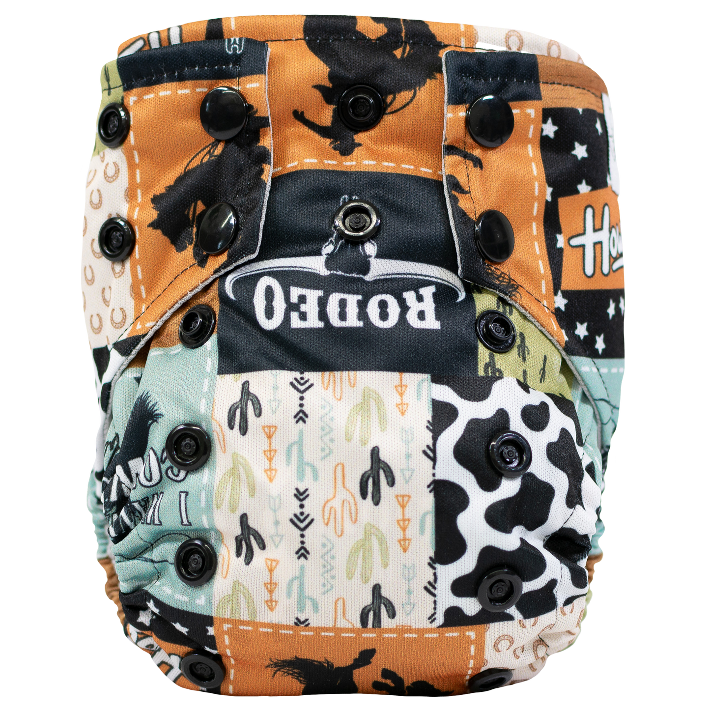 Tiny Tushies Newborn AIO Cloth Diaper with Pocket Opening for Babies 5 to 20 Pounds Texas Tushies
