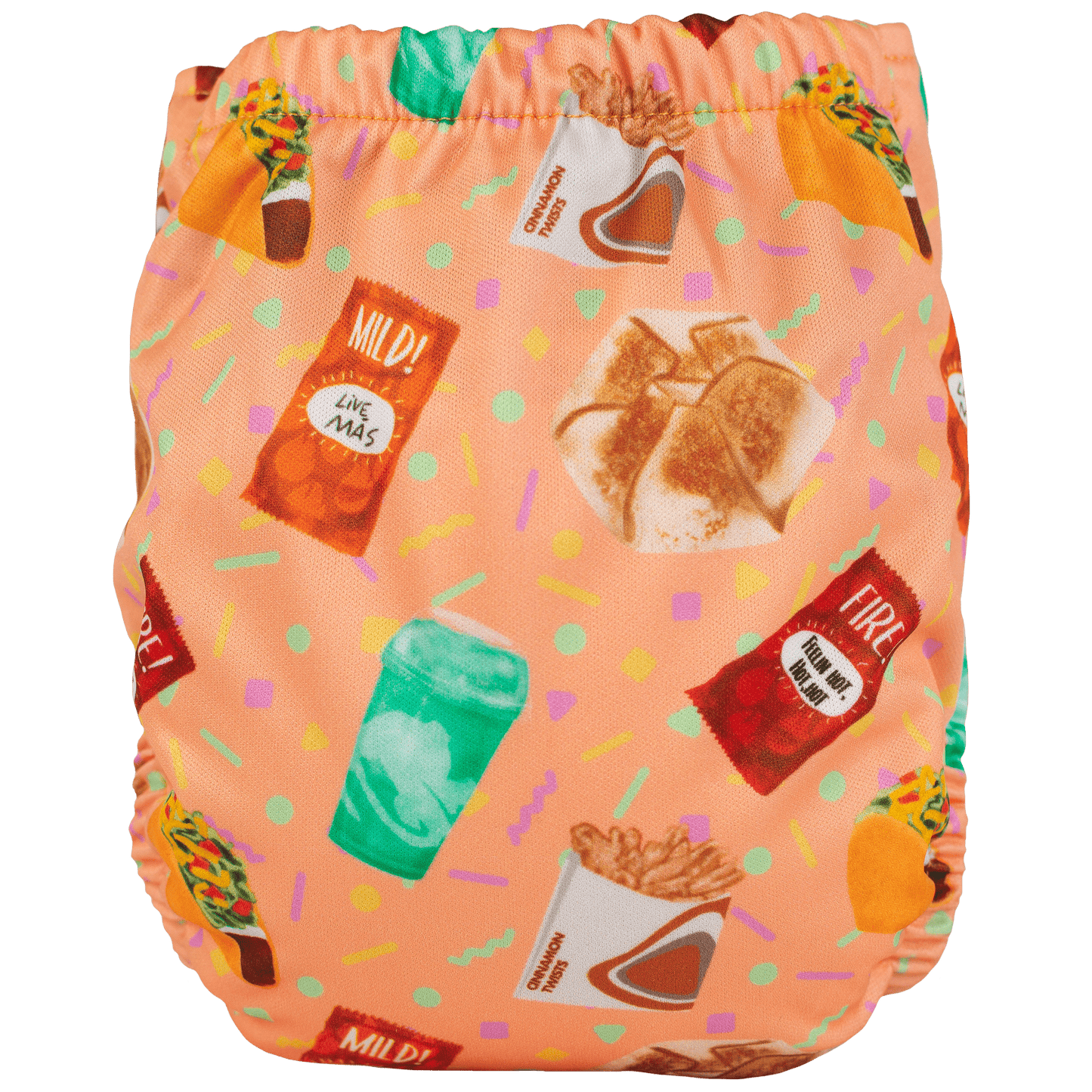 Tiny Tushies Newborn AIO Cloth Diaper with Pocket Opening for Babies 5 to 20 Pounds Texas Tushies