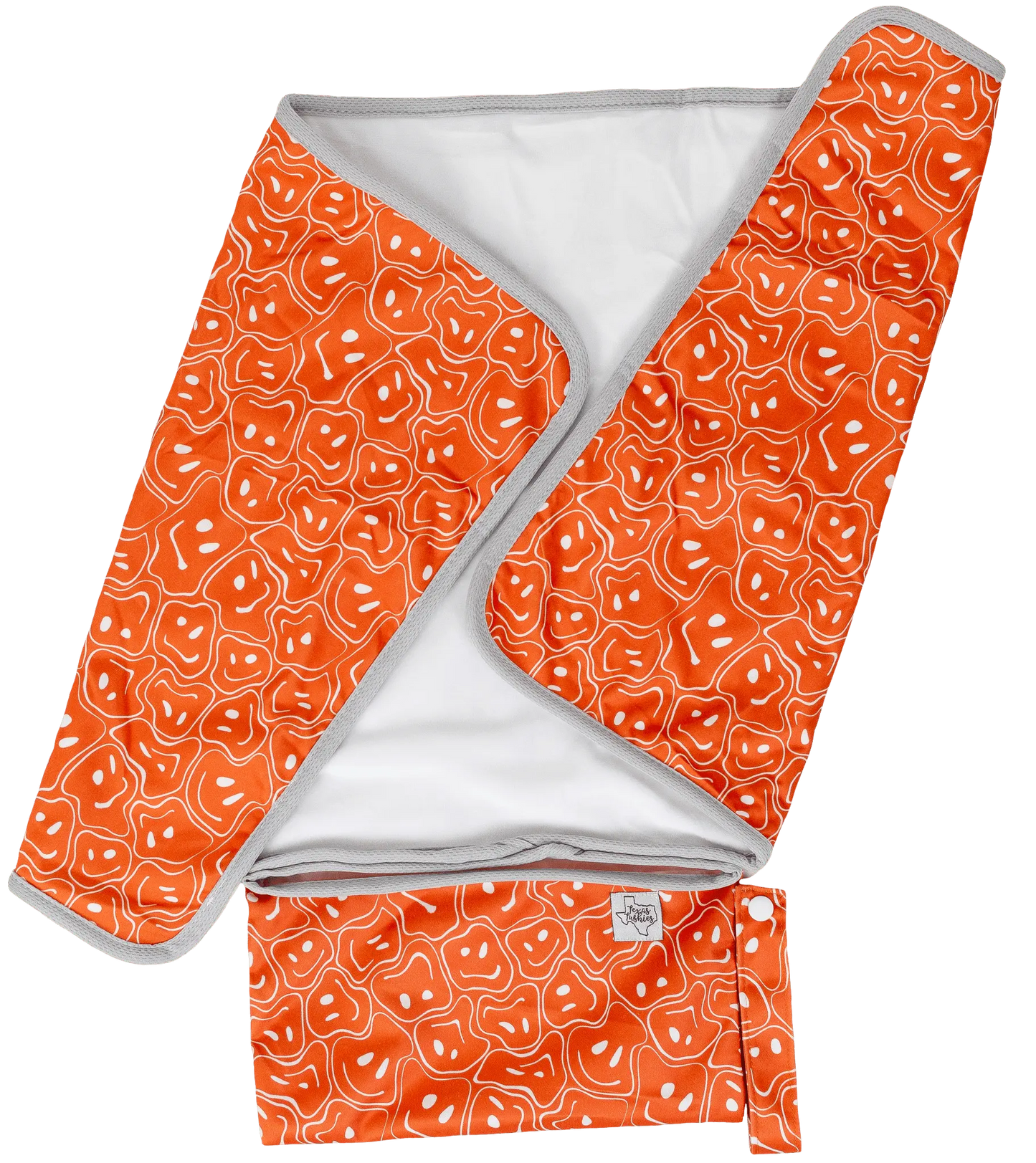 Travel Changing Pad with Soft Bamboo Velour and Compact Fold Up Design Texas Tushies