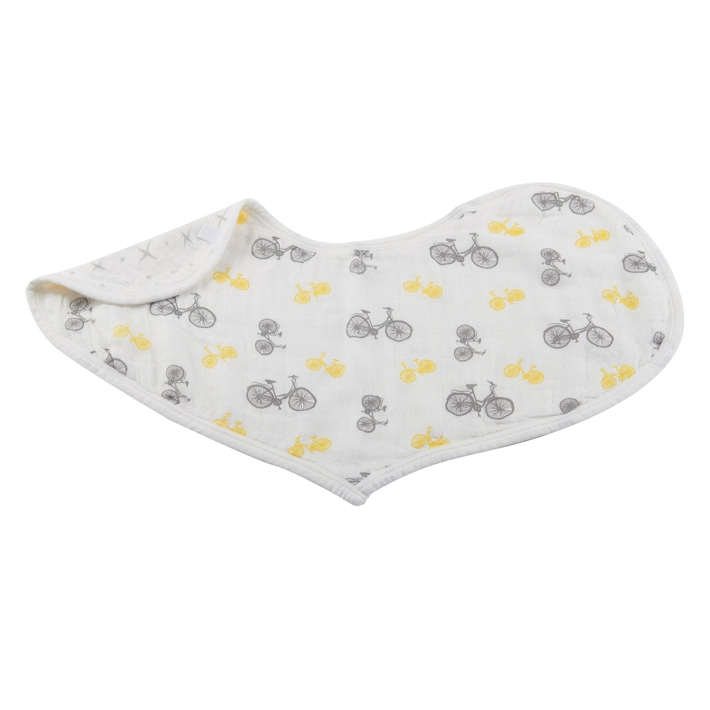 Traveler Bamboo Heart Bibs 2 Pack Soft Absorbent Natural Muslin Teething Feeding Essential Newcastle Classics