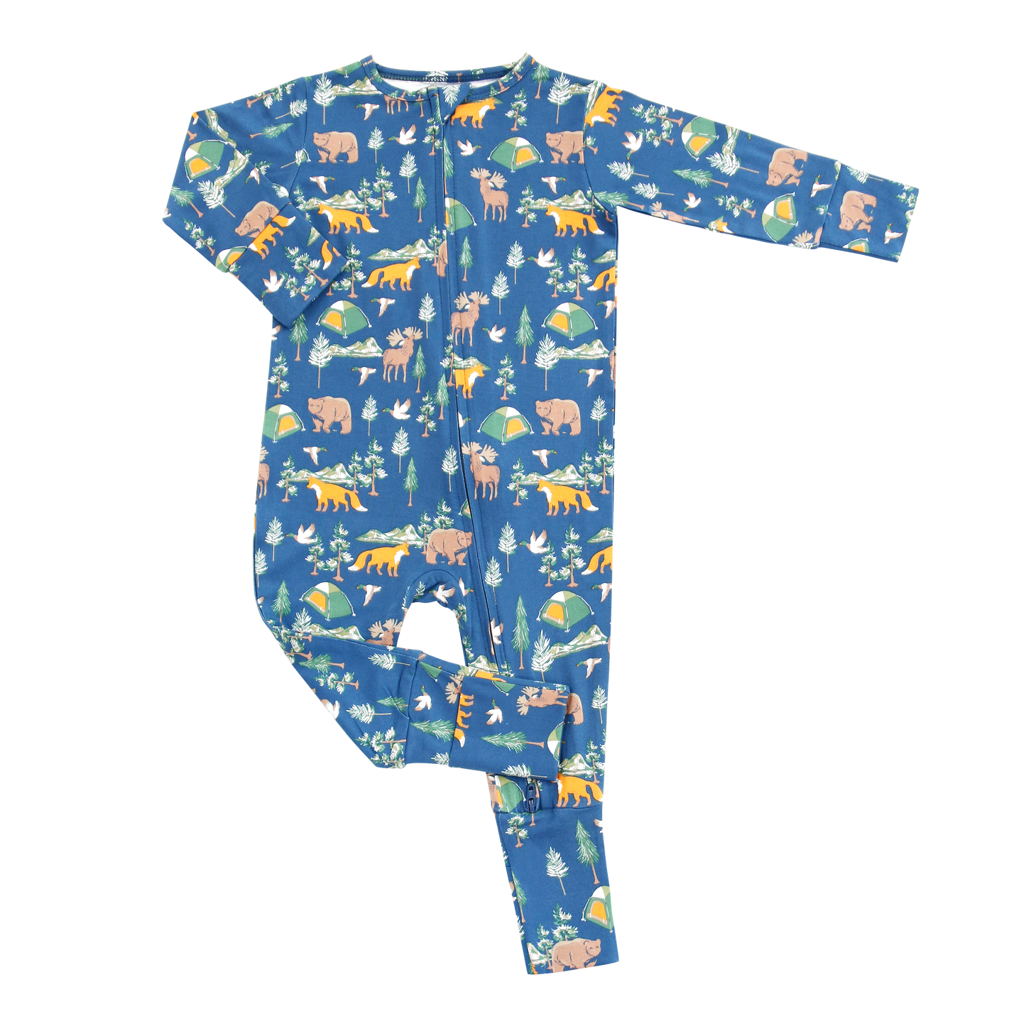 Sweet Bamboo True Grit Convertible Romper Two Way Zip Sweet Bamboo Everetts Place: Online Boutique