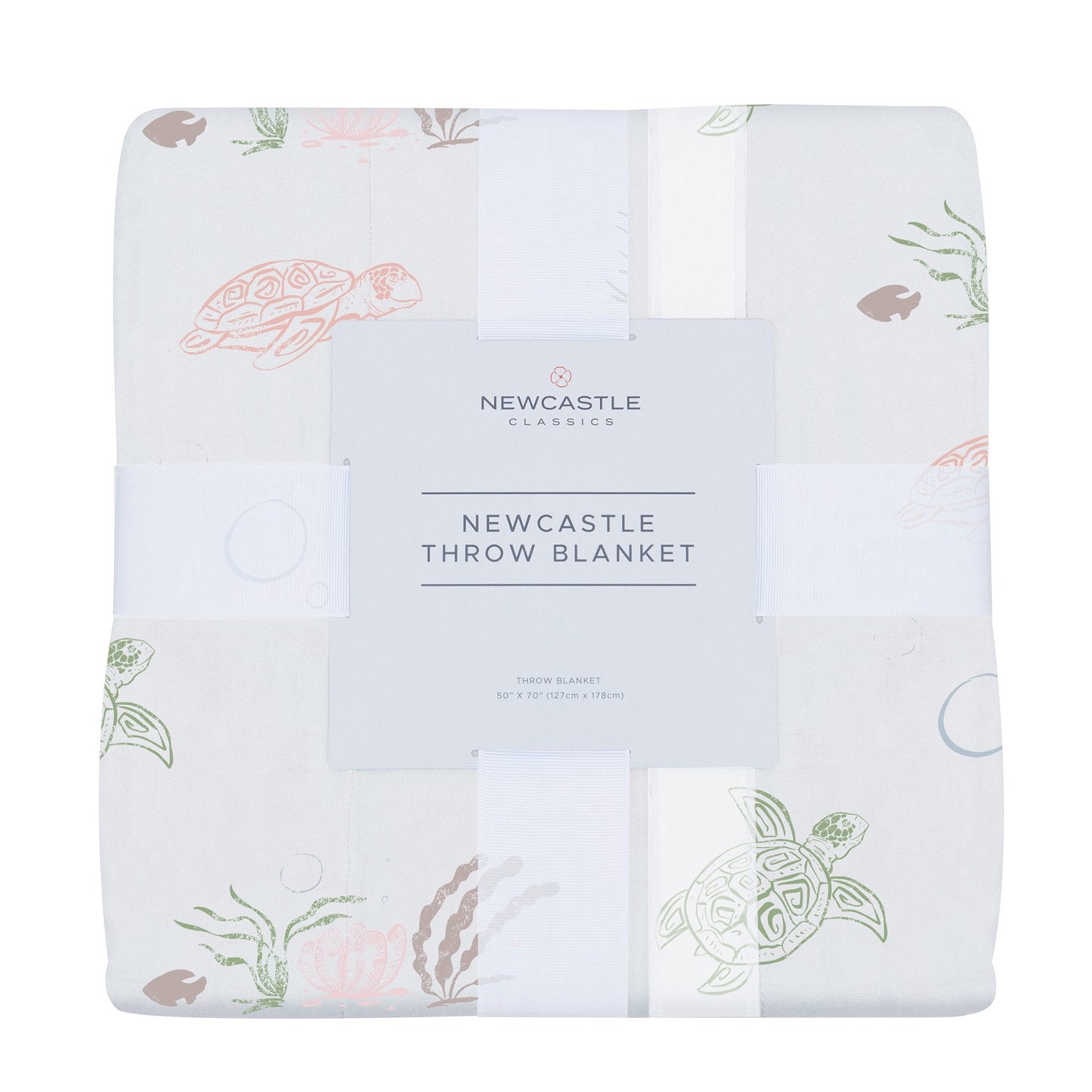 Turtles Bamboo Muslin Throw Blanket Soft Thermal Regulating 50 X 70 Inches Newcastle Classics