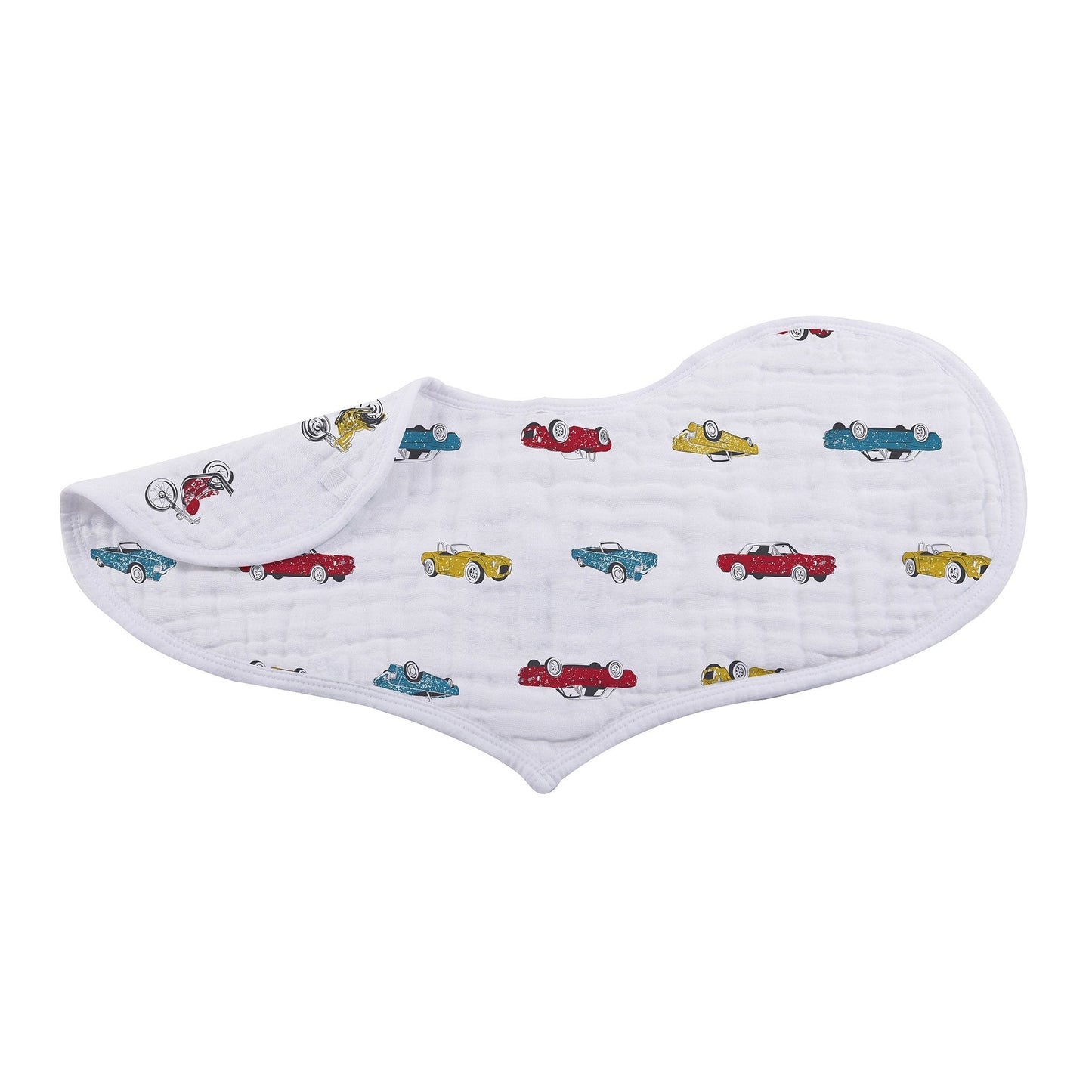 Ultimate Road Trip Bamboo Heart Bib Set 2 Pack Soft Absorbent Muslin Newcastle Classics