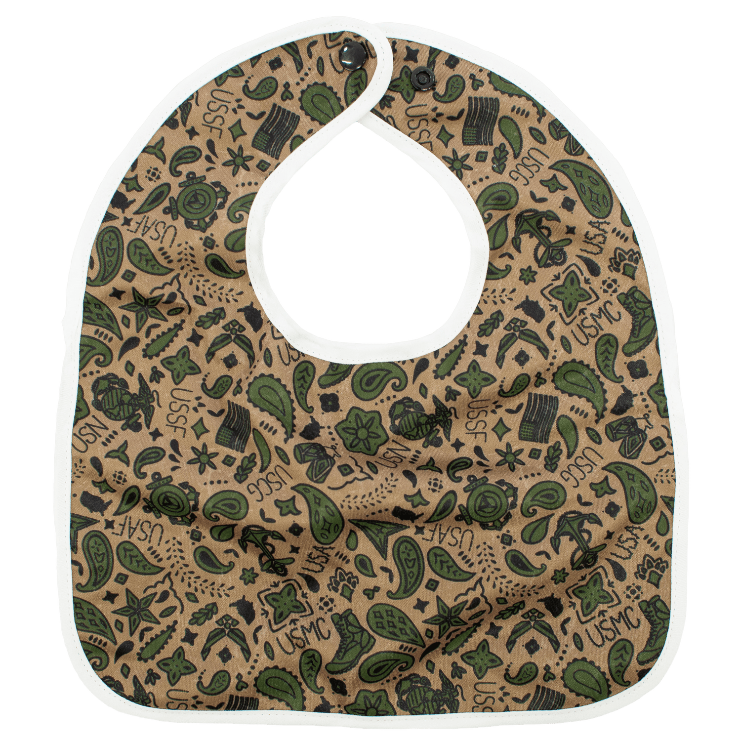 Texas Tushies USA The Flip Bib with Pocket for Food and Drool for Babies - Baby & Toddler > Nursing & Feeding > Bibs Baby & Toddler Clothing