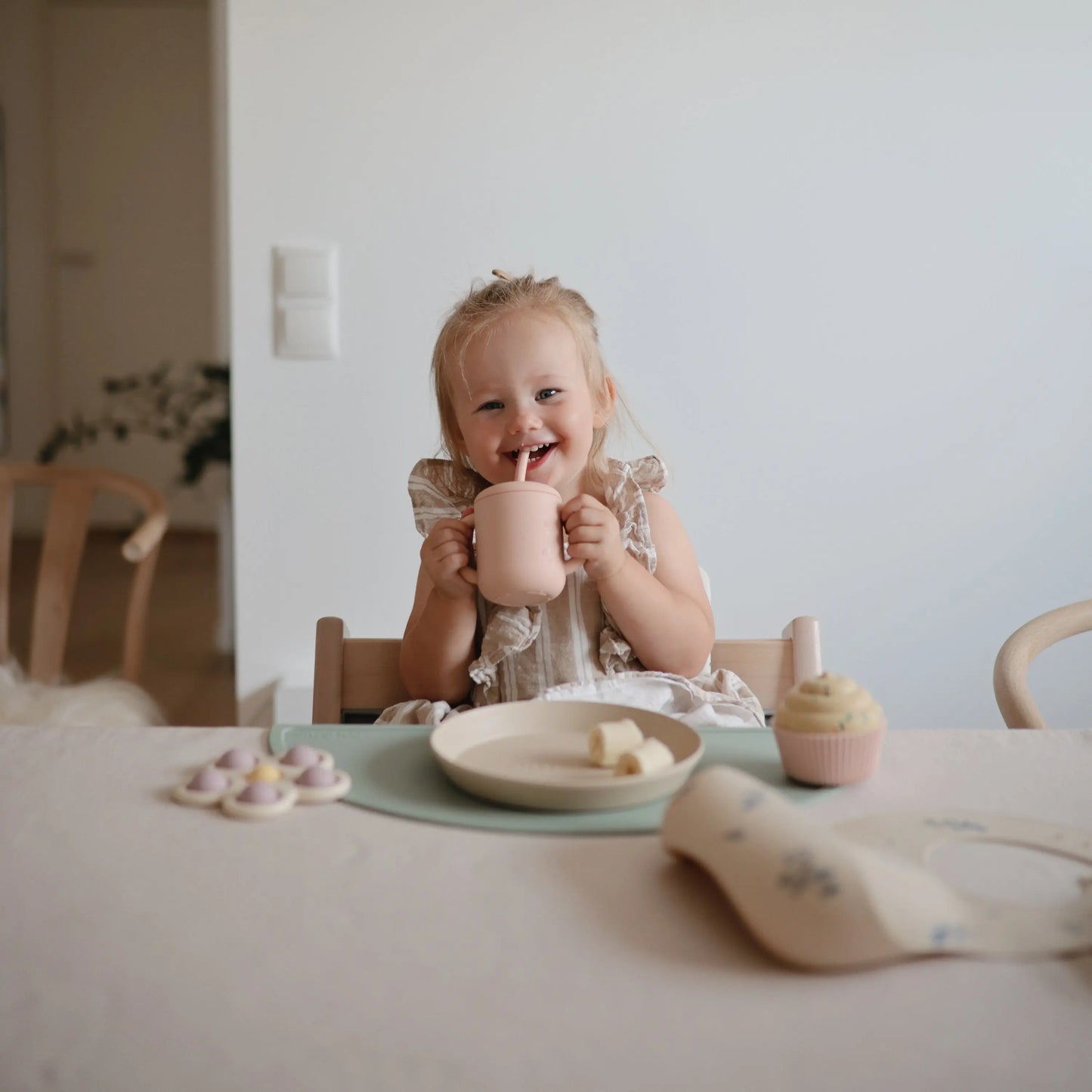 Silicone Placemat for Kids Durable and Easy to Clean Food Grade Silicone Stylish Design Mushie