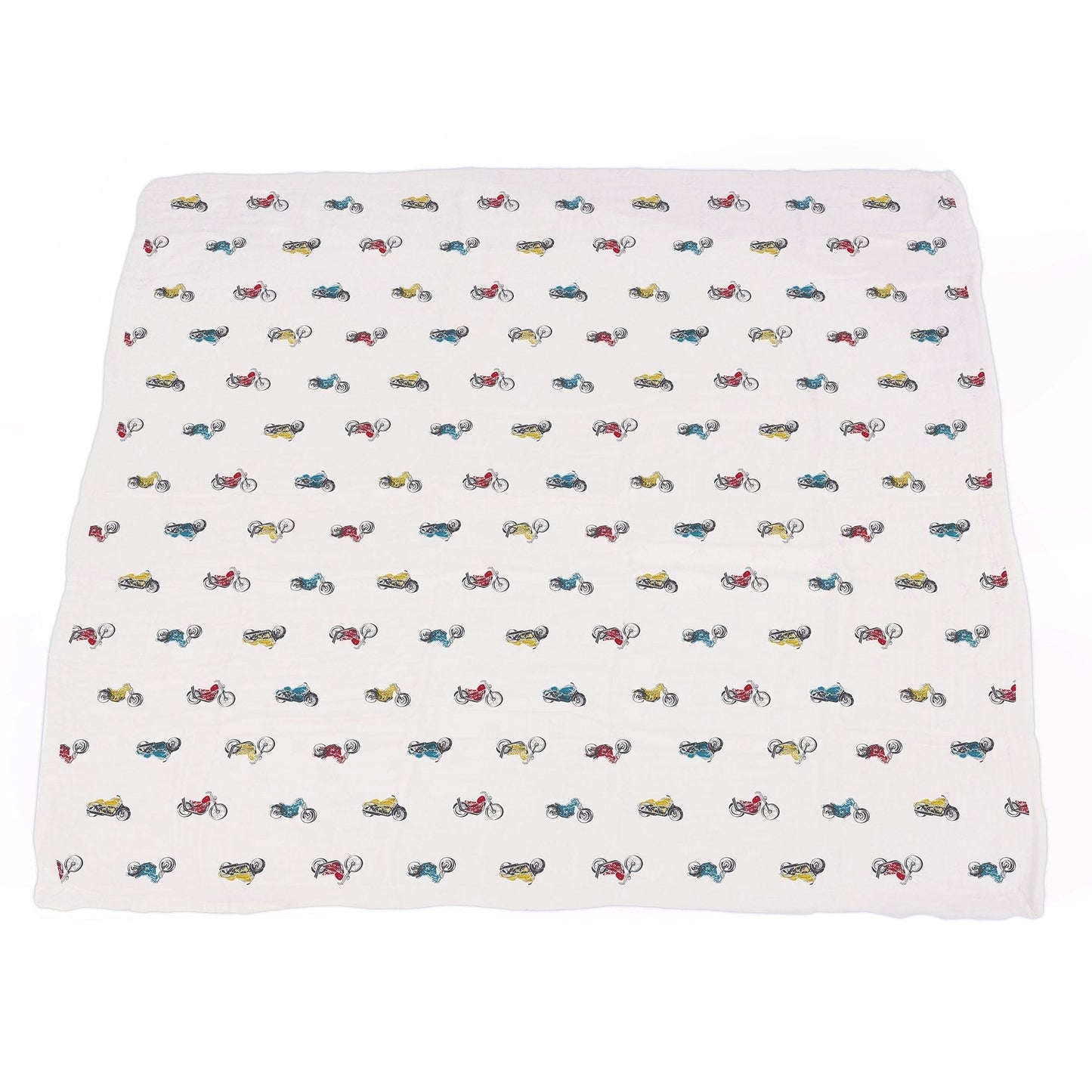 Vintage Muscle Cars And Motorcycles Bamboo Muslin Blanket 47x47 Inches Newcastle Classics