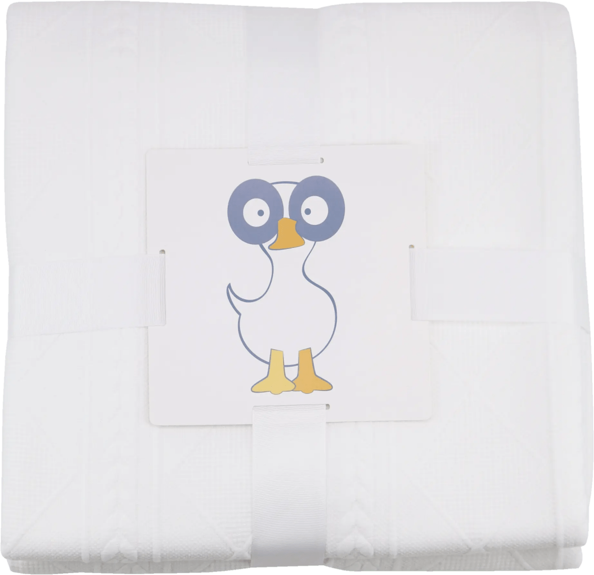 White 50 Inch x 60 Inch Full Size Knit Throw Blanket.