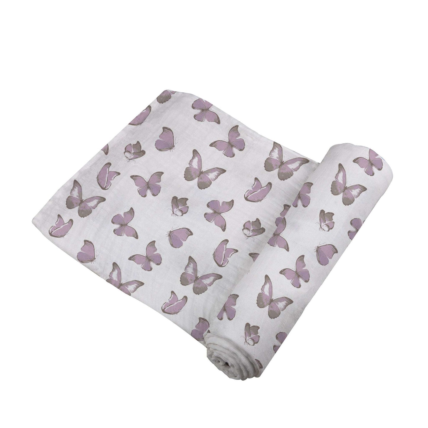 Winsome Butterflies Muslin Swaddle 100 Percent Natural Cotton Soft Breathable Multi Use Baby Blanket Newcastle Classics