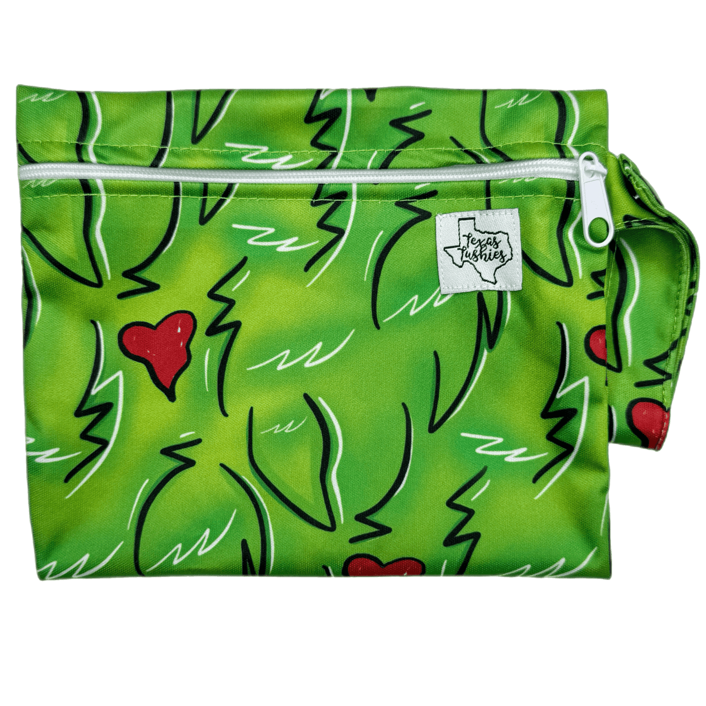 Youre A Mean One Mini Wet Bag Travel Companion 6 Inch By 7 Inch Texas Tushies