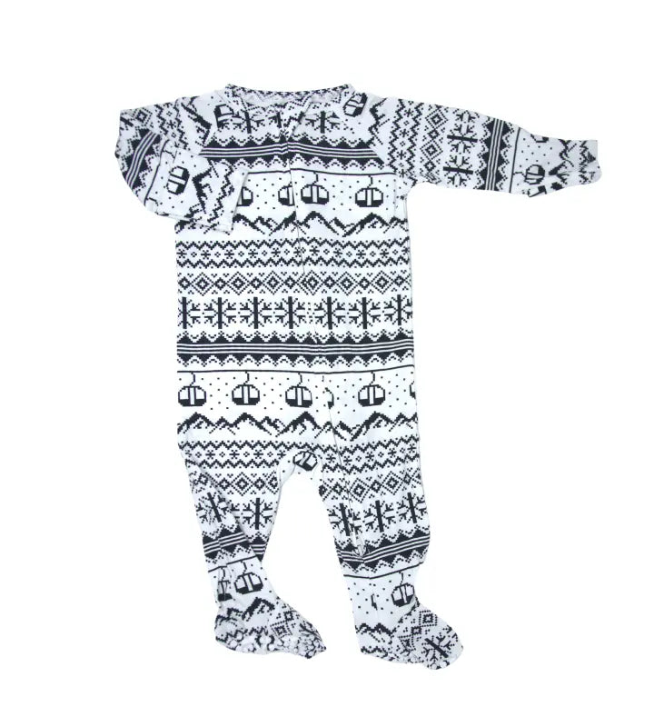 Zipper Footie With Two Way Zipper And Fold Over Cuffs For Easy Changing Sweet Bamboo