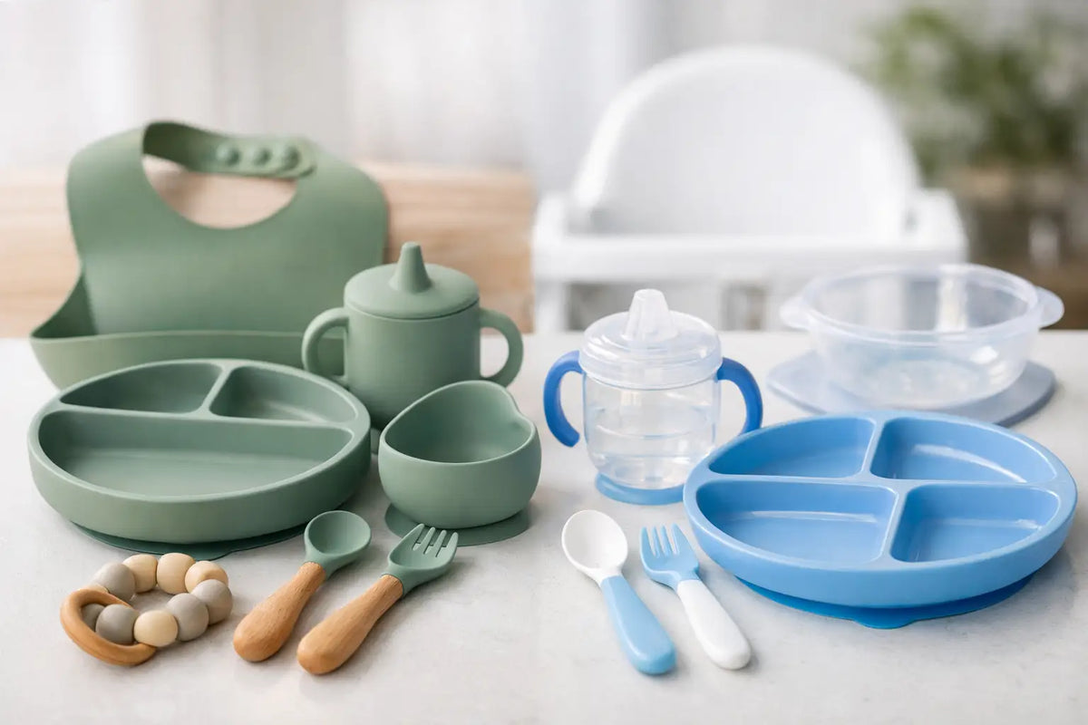 Silicone Versus Plastic Feeding Sets for Babies