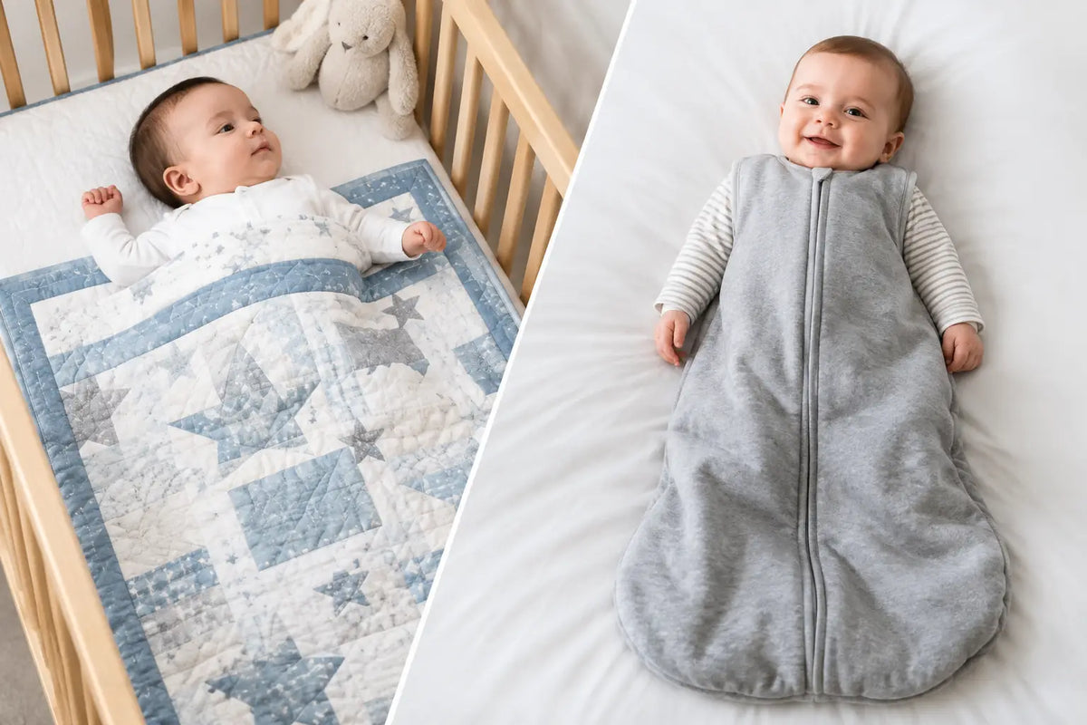 Crib Quilt Versus Wearable Blanket for Safer Sleep