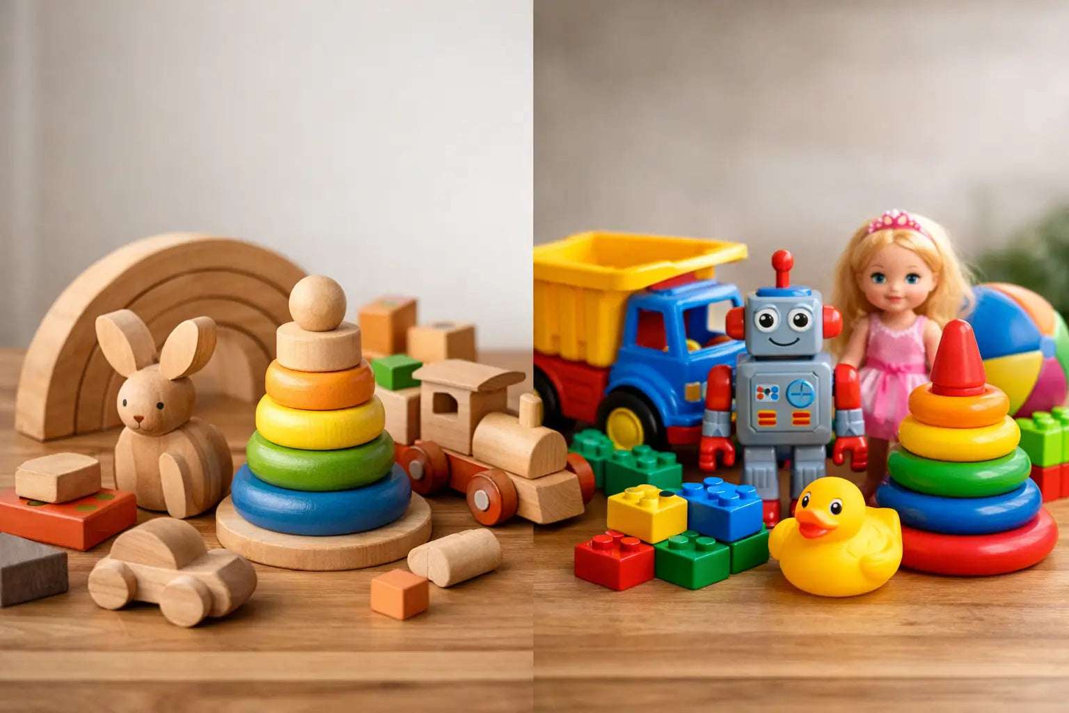 Wooden Toys vs Plastic Toys: What Matters Most