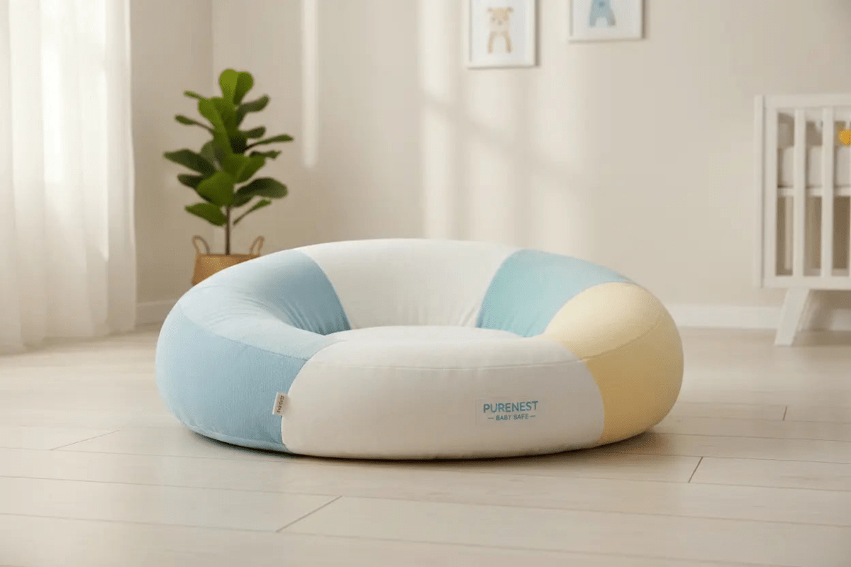 Discover Fun independent play with floor cushions Ideas - Everetts Place 