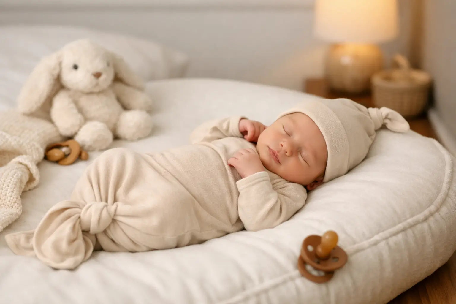 Newborn Knotted Gown Benefits for Easier Nights