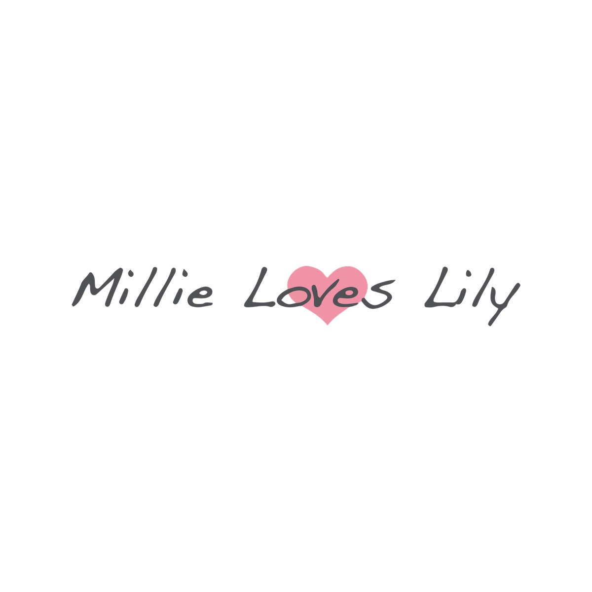 Millie Loves Lily logo - playful boutique kids' clothing