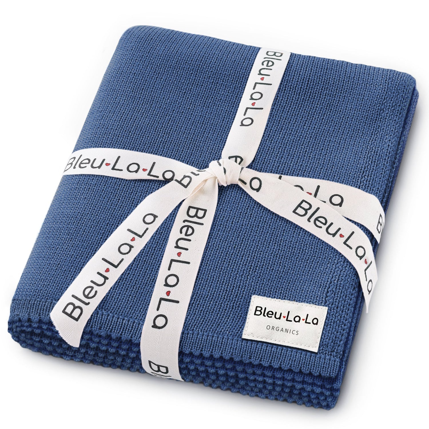Bleu La La 100 Percent Cotton Organic Luxe Baby Blanket - Baby & Toddler