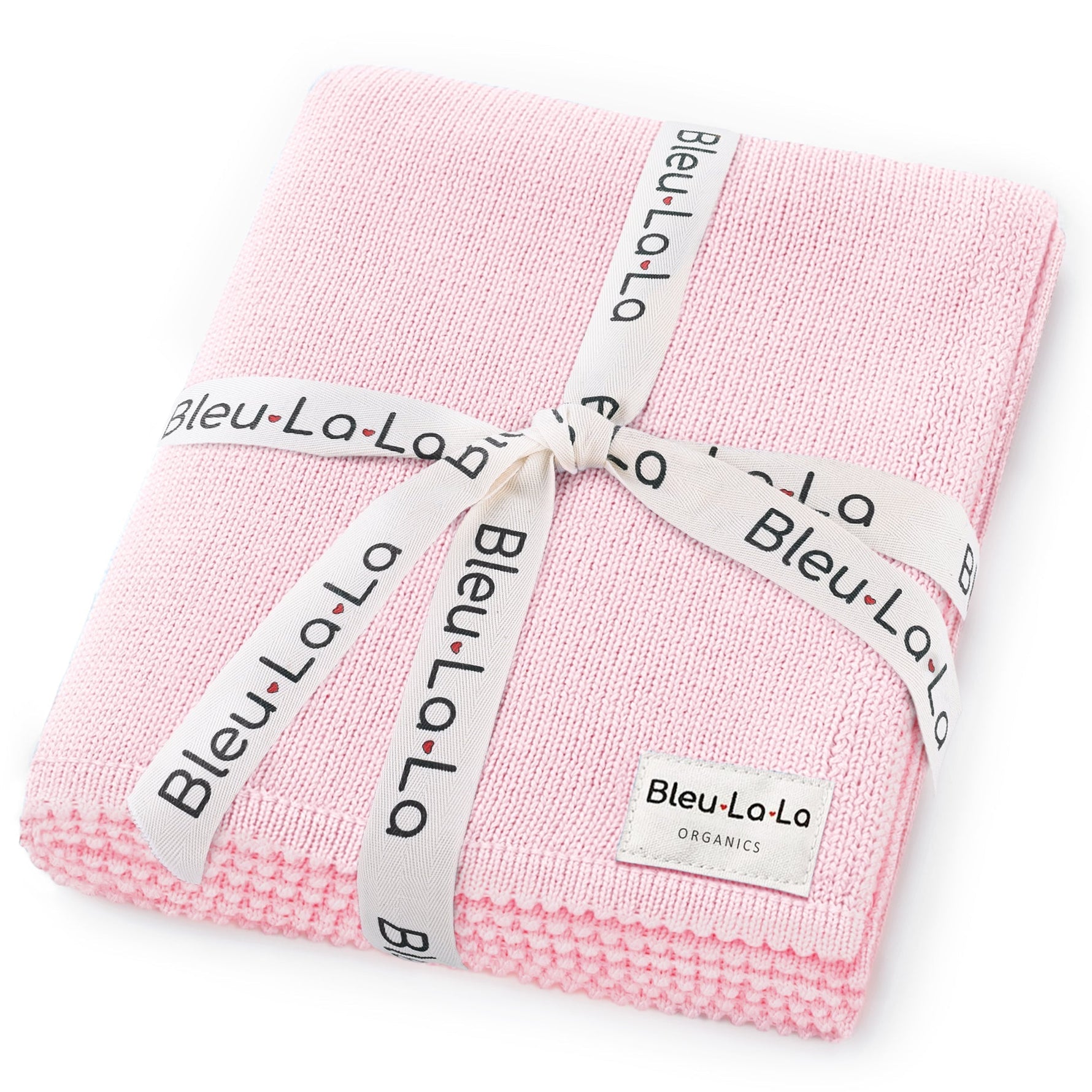 Bleu La La 100 Percent Cotton Organic Luxe Baby Blanket - Baby & Toddler