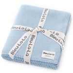 Bleu La La 100 Percent Cotton Organic Luxe Baby Blanket - Baby & Toddler