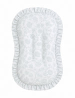 Sage Green Chinoiserie Ruffle Baby Lounger Cover by Little Mae & Co