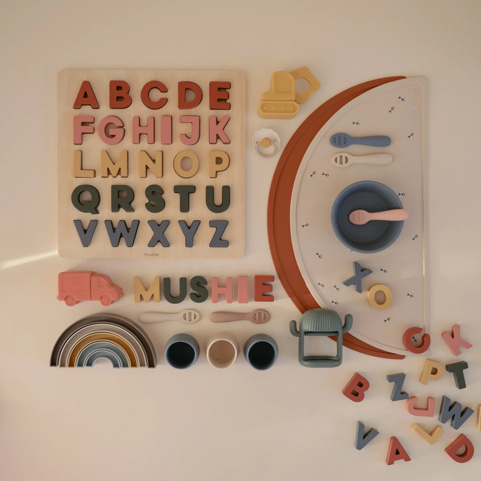 Silicone Placemat for Kids Durable and Easy to Clean Food Grade Silicone Stylish Design Mushie
