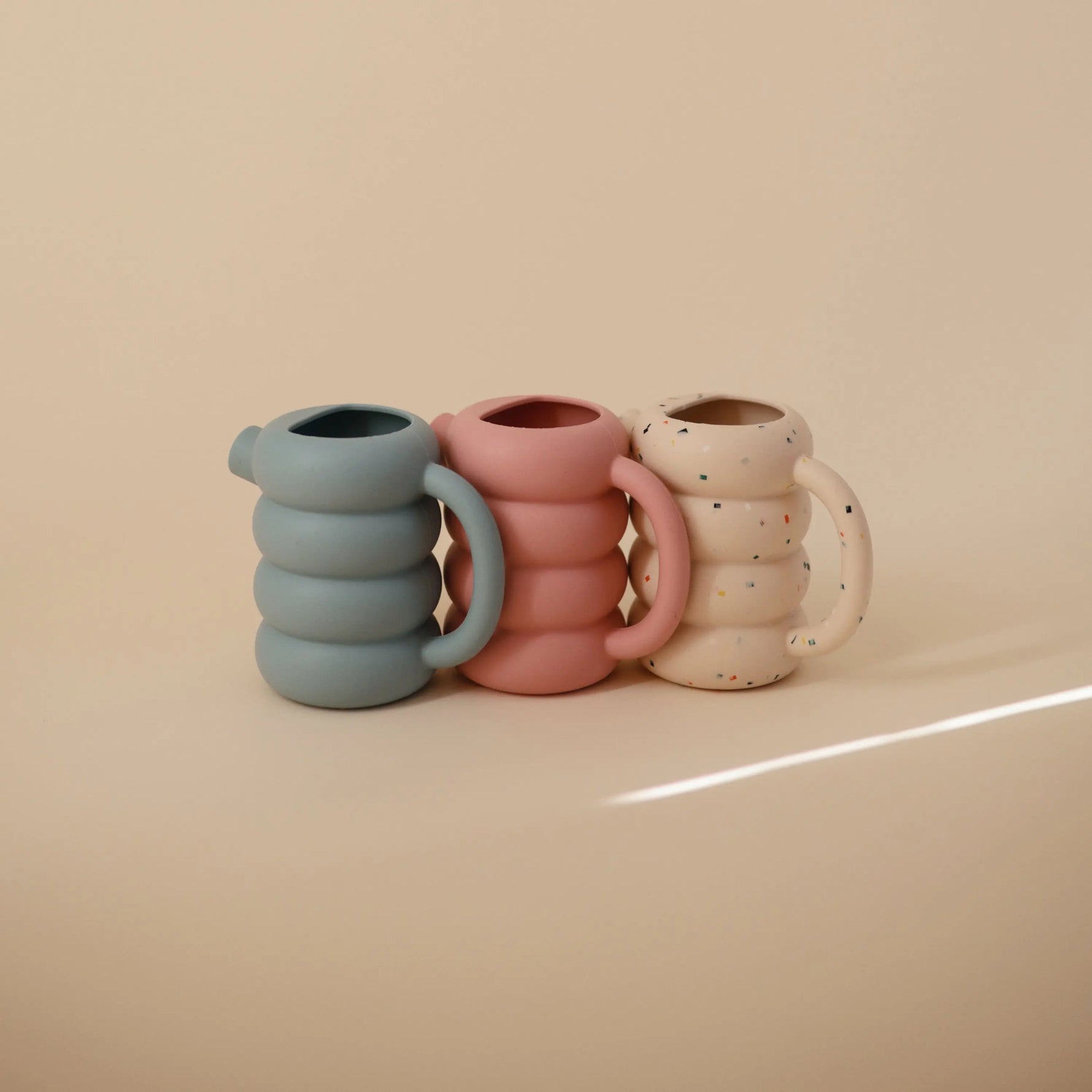 Mushie Silicone Watering Can for Kids Bath Time Fun and Motor Skill Development - Toys & Games > Toys > Pretend Play > Pretend Lawn & Garden Watering Can