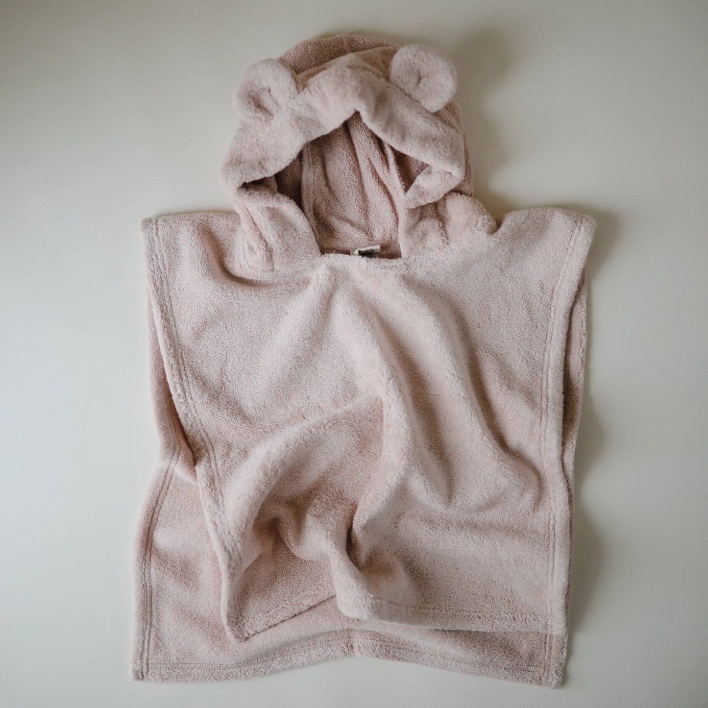 Bear Poncho Towel for Kids Made from 100 Percent Organic Cotton Soft and Absorbent Perfect for Bath Time and Swim Cozy Cuddles Machine Washable Toddler Friendly Design Mushie