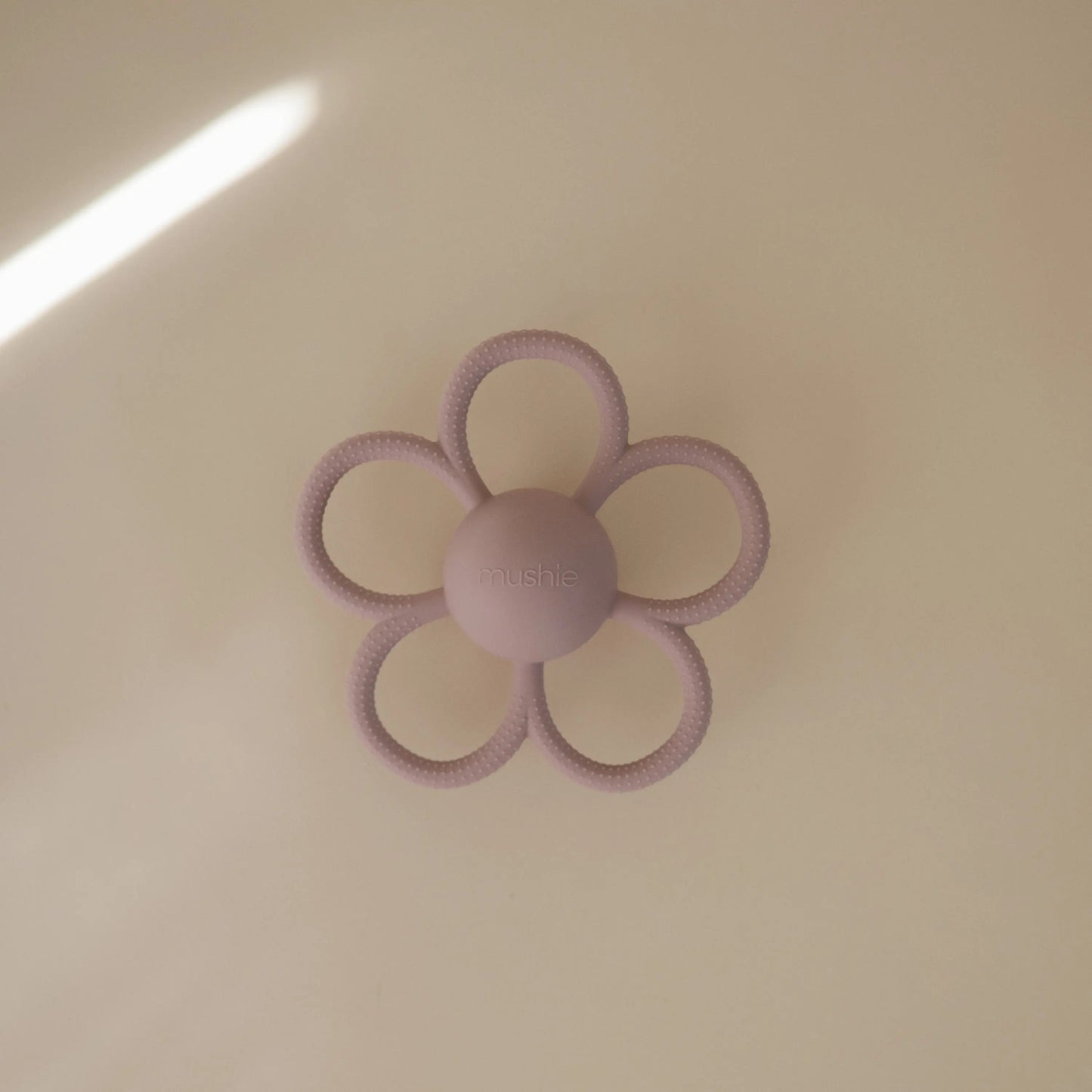Daisy Rattle Teether Silicone Baby Toy with Built In Rattle for Soothing Relief Mushie