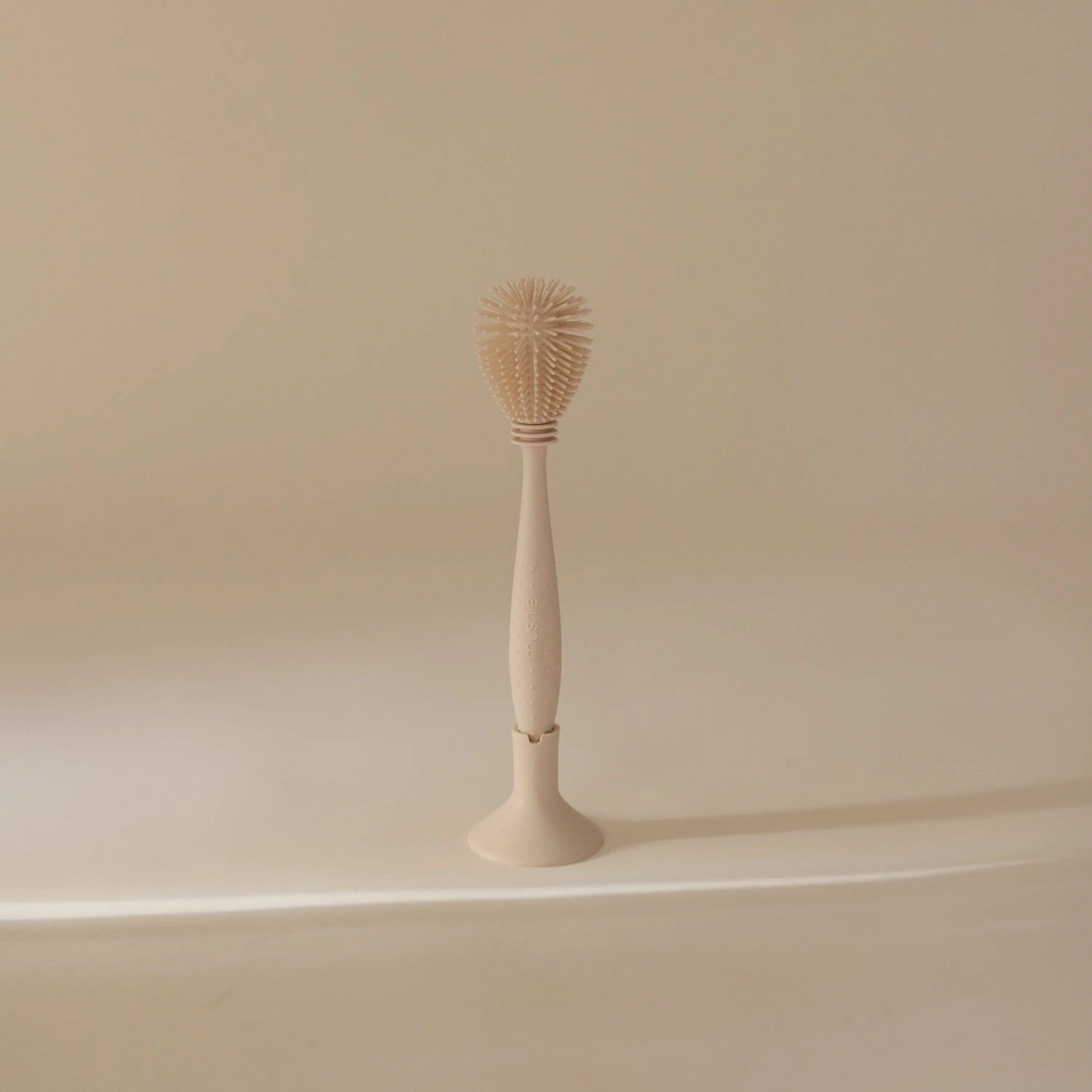 Mushie Silicone Baby Bottle Brush Double Sided 2 in 1 Cleaning Tool - Baby & Toddler > Nursing & Feeding > Baby Bottles Silicone Baby Bottle Brush